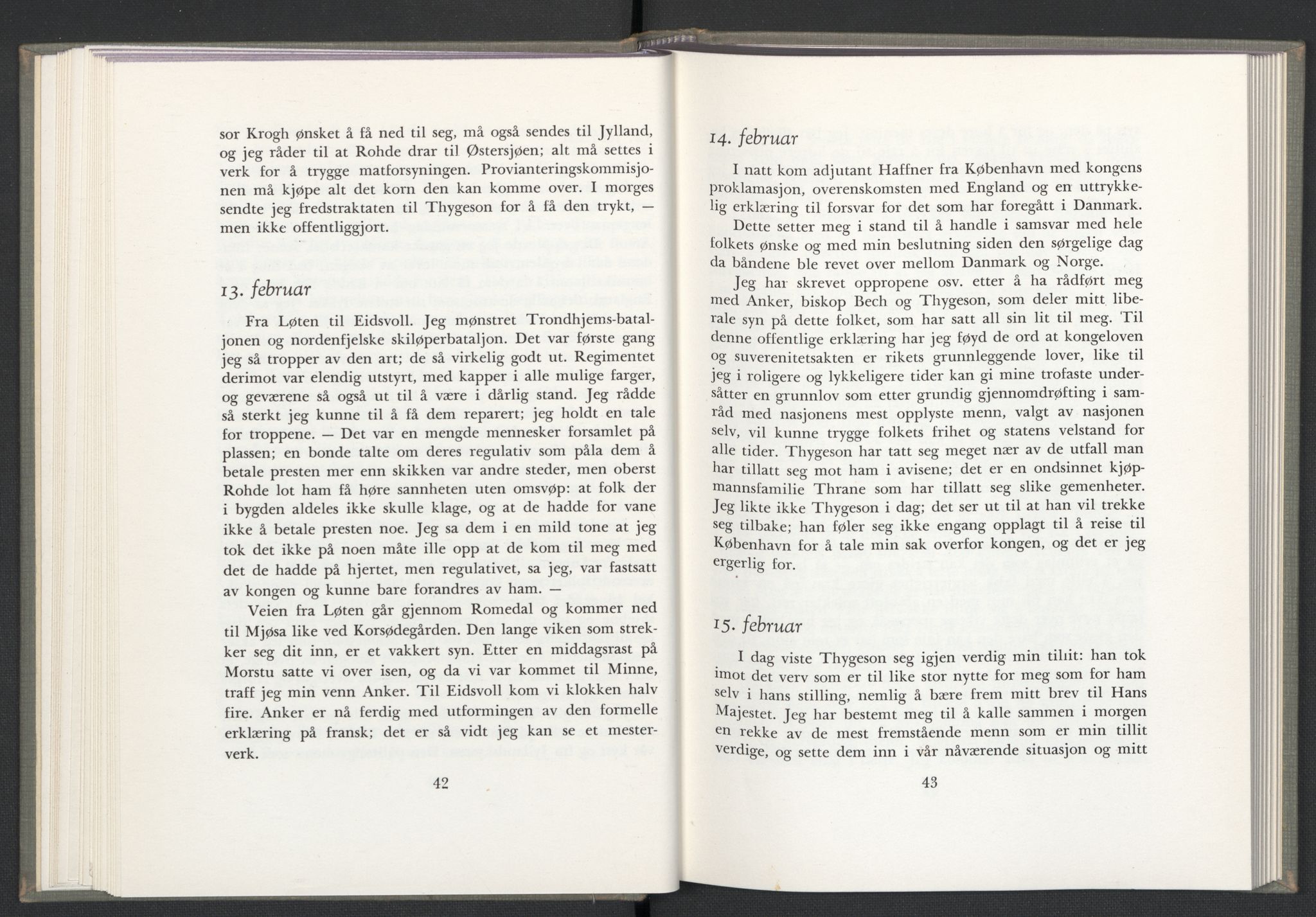 Andre publikasjoner, PUBL/PUBL-999/0003/0002: Christian Frederiks dagbok fra 1814 (1954), 1814, s. 25