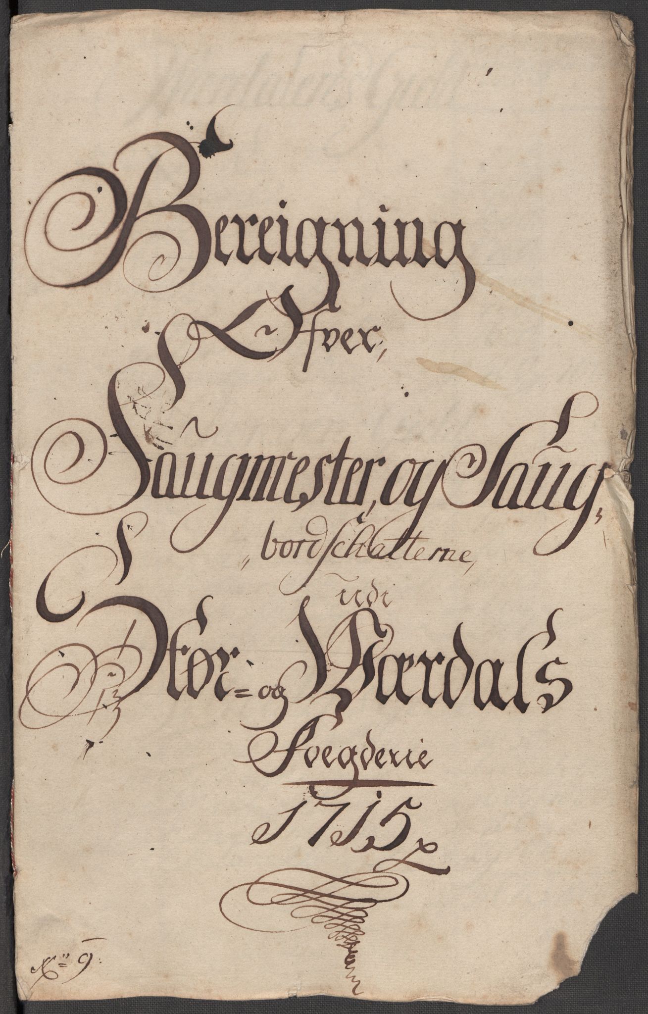 Rentekammeret inntil 1814, Reviderte regnskaper, Fogderegnskap, RA/EA-4092/R62/L4205: Fogderegnskap Stjørdal og Verdal, 1715, s. 127