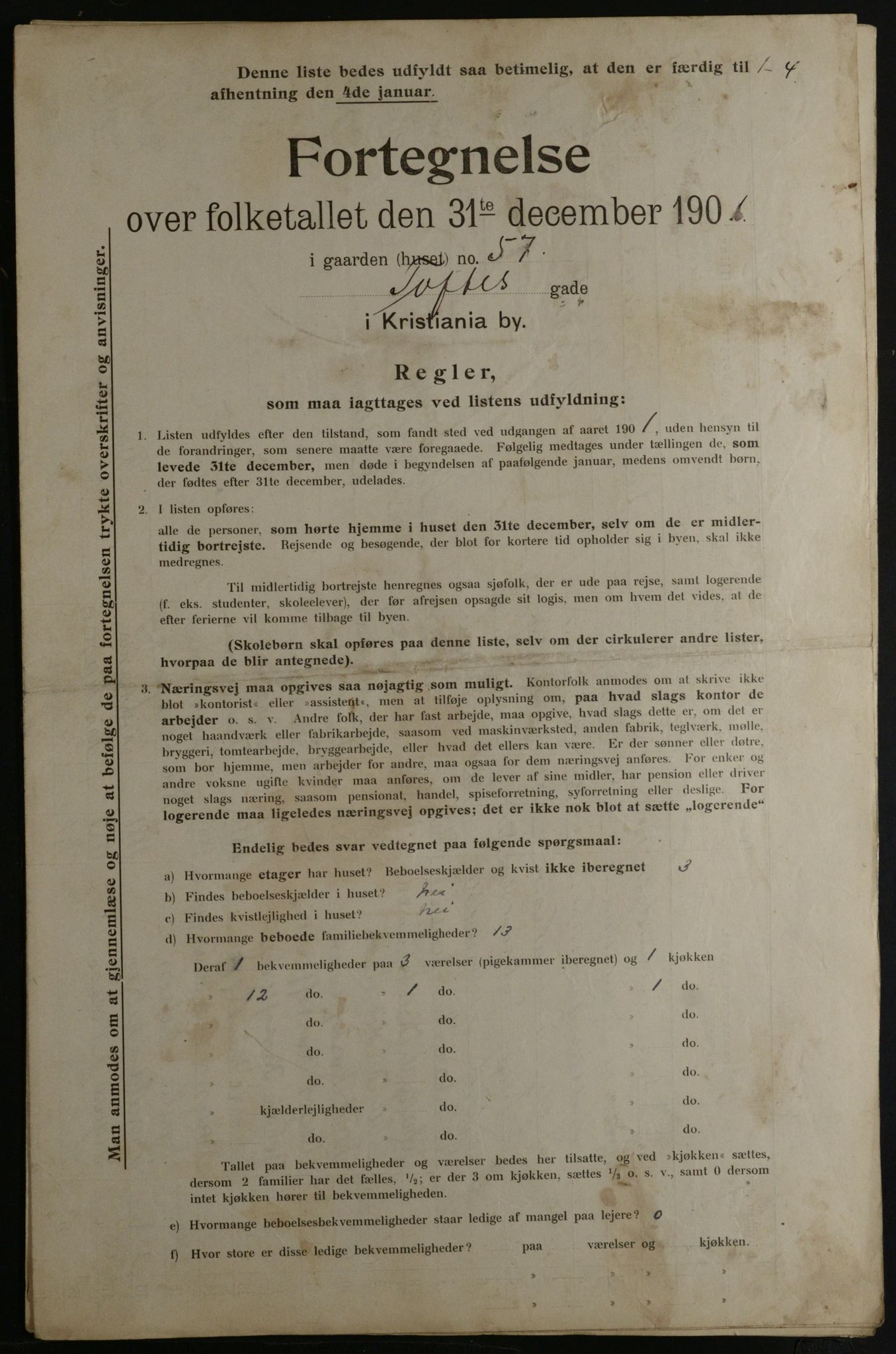 OBA, Kommunal folketelling 31.12.1901 for Kristiania kjøpstad, 1901, s. 17281