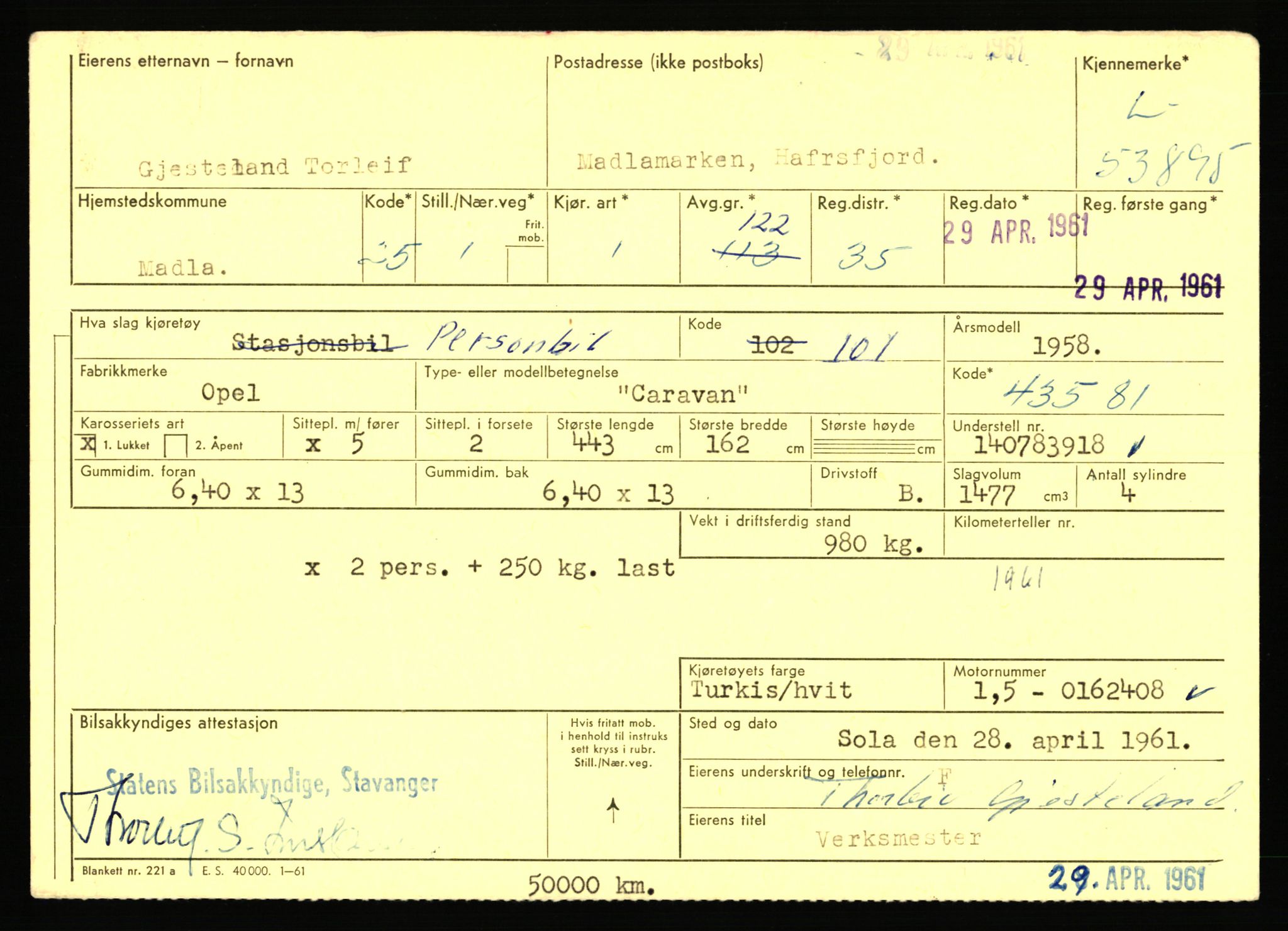 Stavanger trafikkstasjon, AV/SAST-A-101942/0/F/L0053: L-52900 - L-54199, 1930-1971, s. 2287