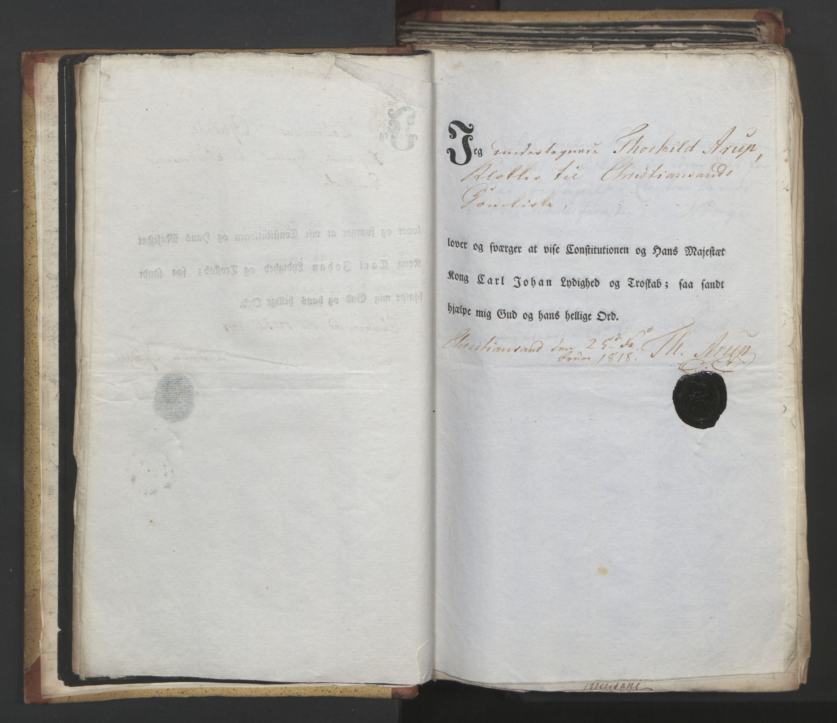Statsrådsavdelingen i Stockholm, AV/RA-S-1003/D/Da/L0014: Regjeringsinnstillinger nr. 2890-3057, 1818, s. 29