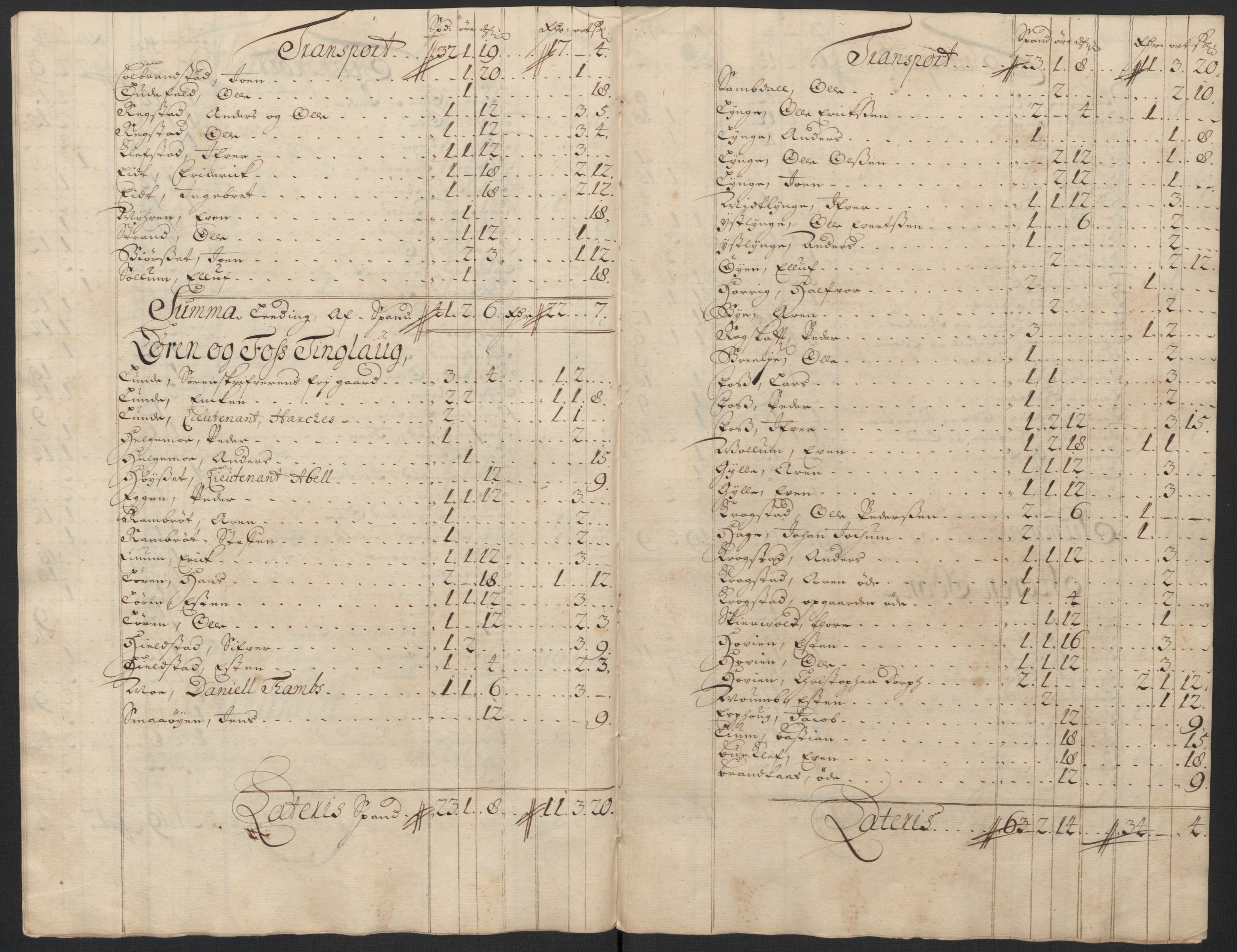 Rentekammeret inntil 1814, Reviderte regnskaper, Fogderegnskap, RA/EA-4092/R60/L3954: Fogderegnskap Orkdal og Gauldal, 1704, s. 382