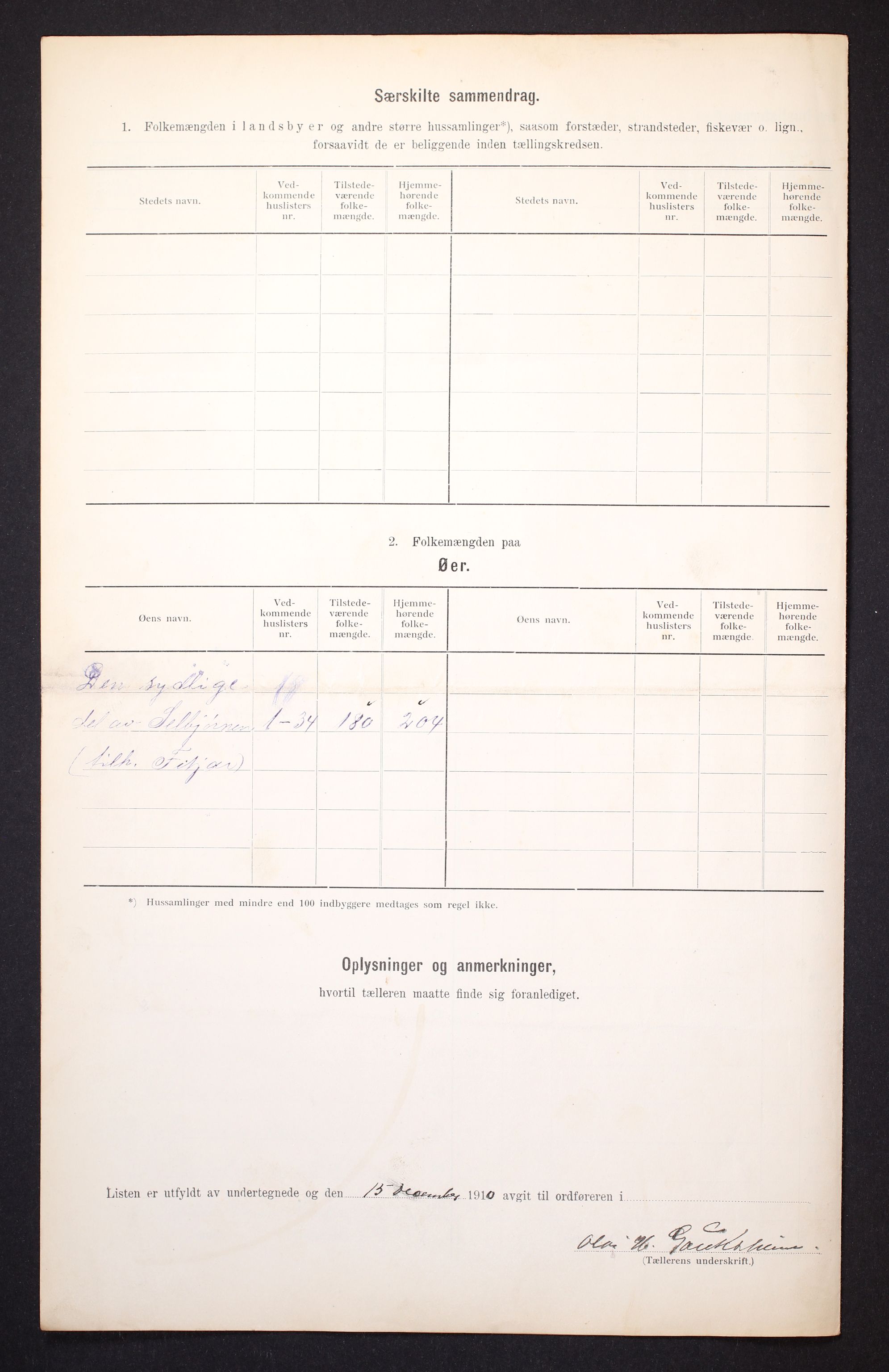 RA, Folketelling 1910 for 1222 Fitjar herred, 1910, s. 9