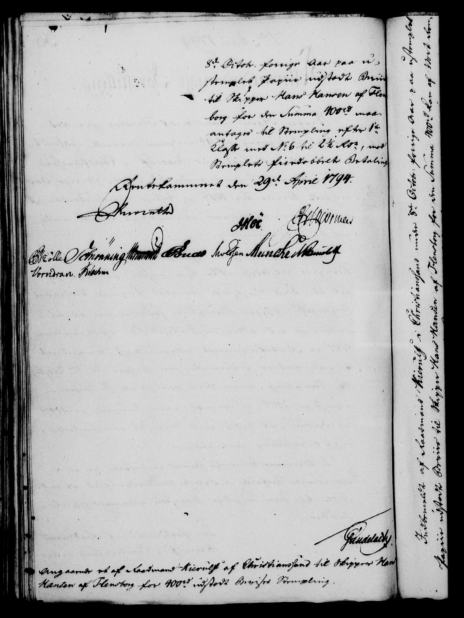 Rentekammeret, Kammerkanselliet, RA/EA-3111/G/Gf/Gfa/L0076: Norsk relasjons- og resolusjonsprotokoll (merket RK 52.76), 1794, s. 183