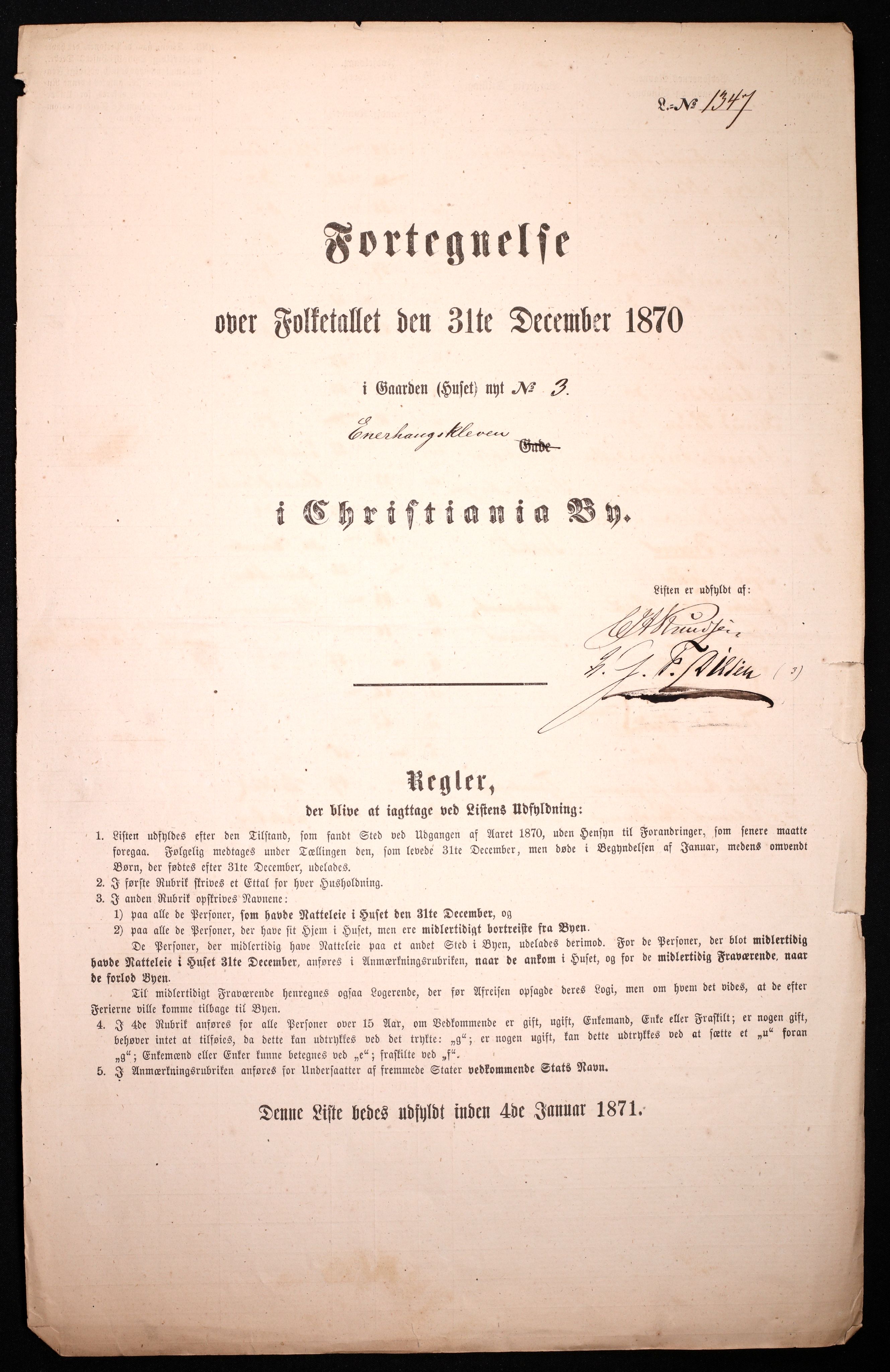 RA, Folketelling 1870 for 0301 Kristiania kjøpstad, 1870, s. 868