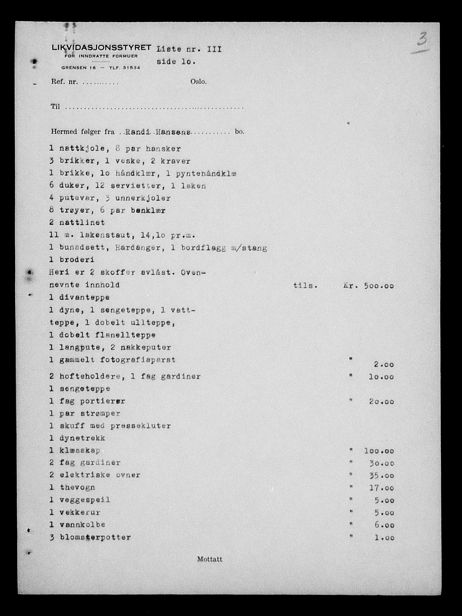 Justisdepartementet, Tilbakeføringskontoret for inndratte formuer, AV/RA-S-1564/H/Hc/Hcd/L0990: --, 1945-1947, s. 558