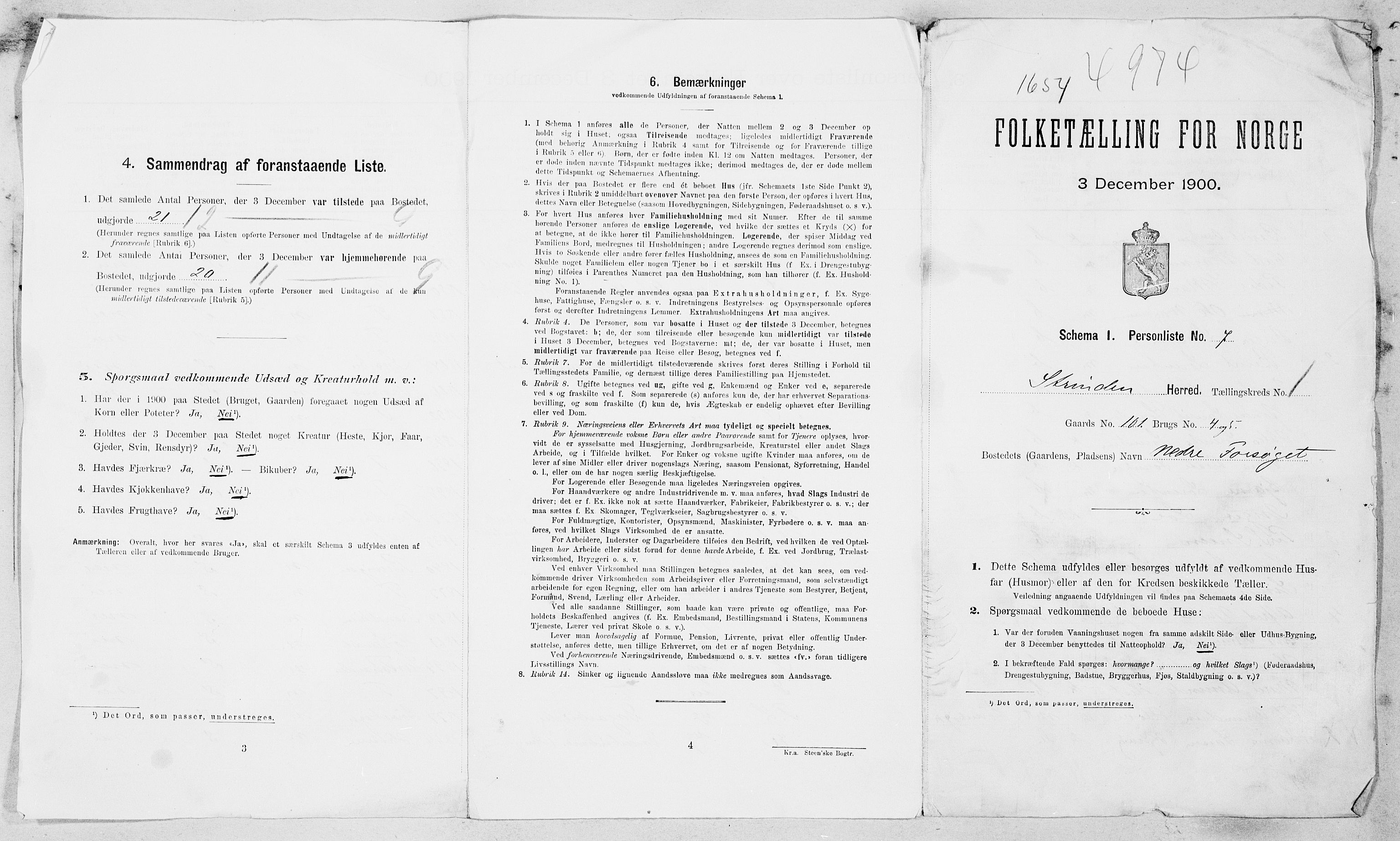 SAT, Folketelling 1900 for 1660 Strinda herred, 1900, s. 28
