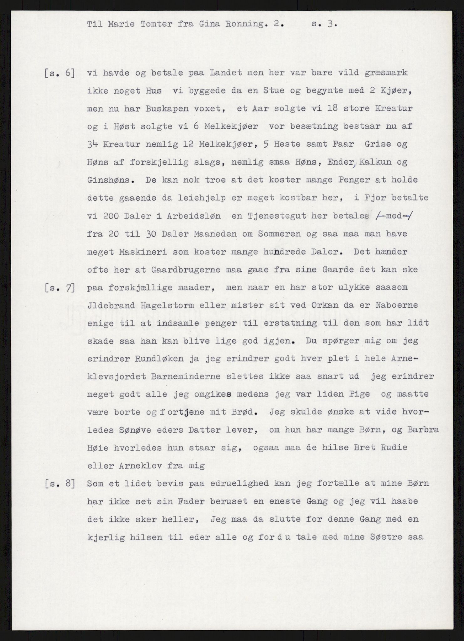 Samlinger til kildeutgivelse, Amerikabrevene, AV/RA-EA-4057/F/L0015: Innlån fra Oppland: Sæteren - Vigerust, 1838-1914, s. 365