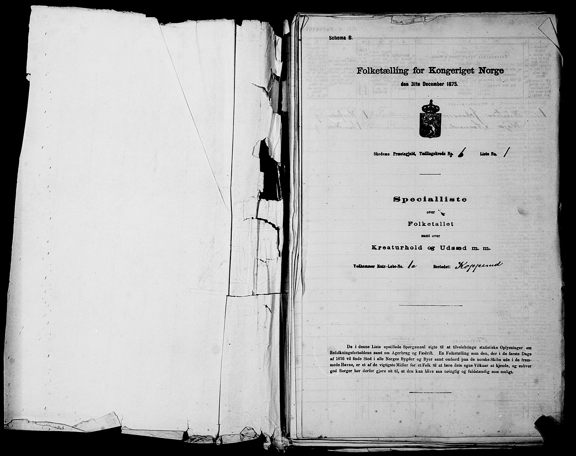 RA, Folketelling 1875 for 0231P Skedsmo prestegjeld, 1875, s. 42