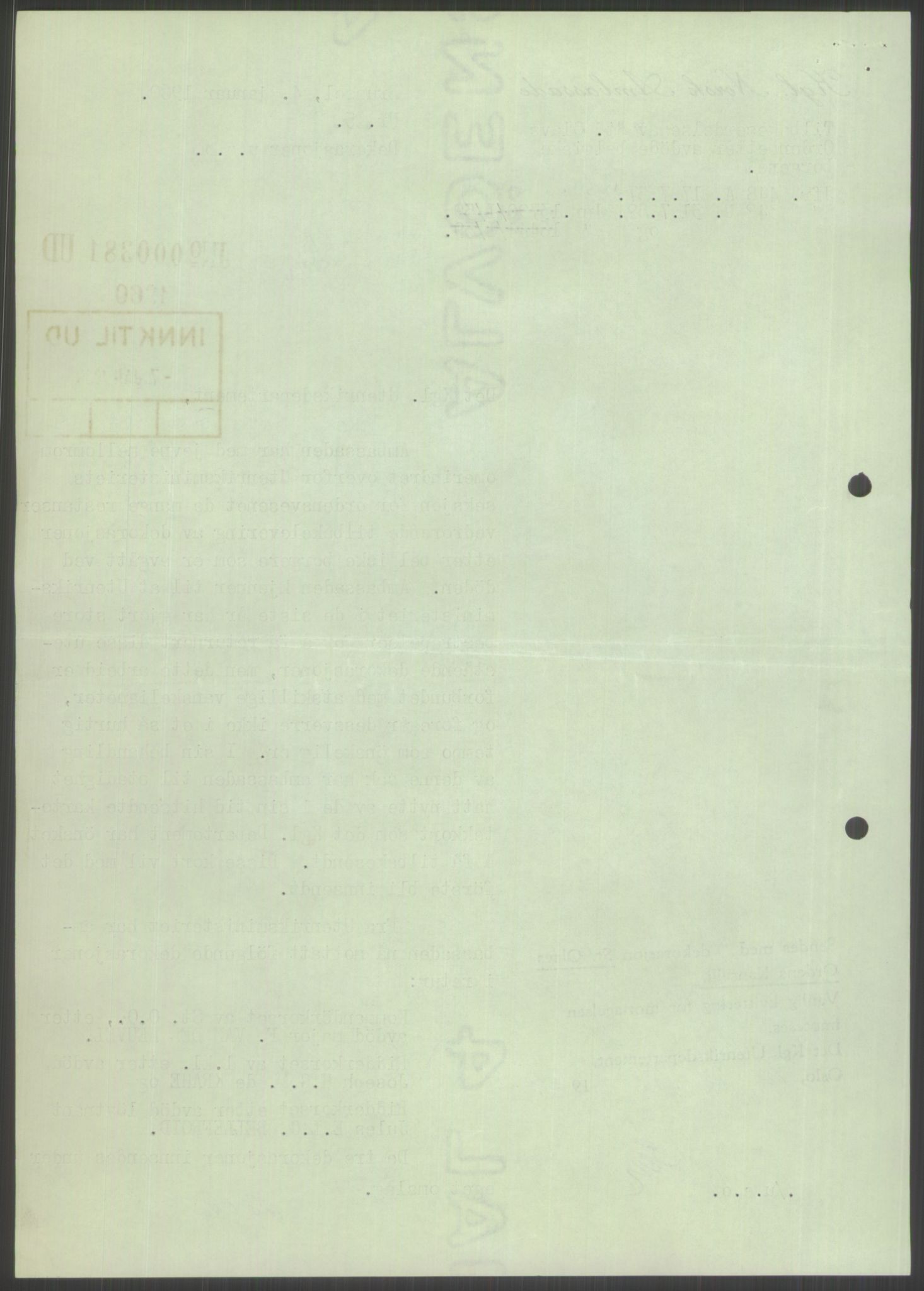 Utenriksdepartementet, hovedarkiv, RA/S-6794/D/Da/Daa/L0537: Ordensvesen. Fremmede lands ordener, medaljer og hederstegn. Hjemsendelse av norske ordener etter utlendinger, 1954-1969, s. 144