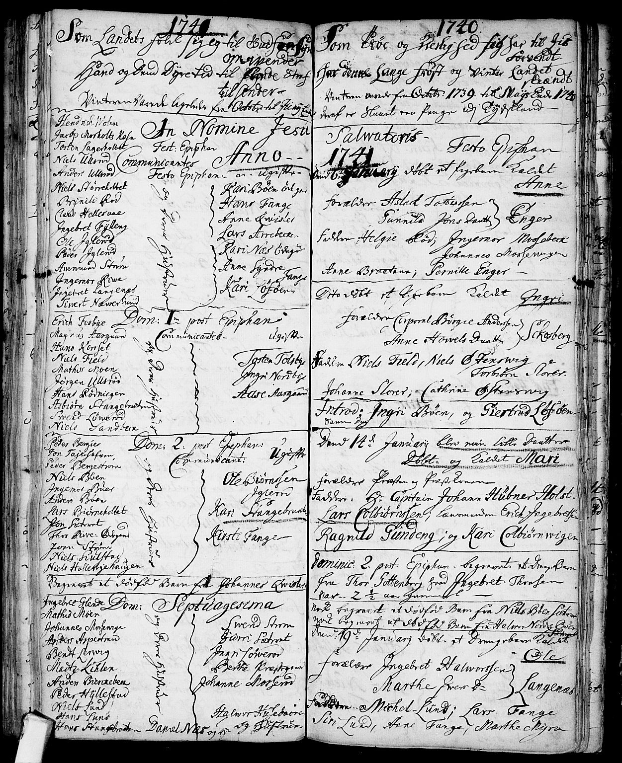 Aremark prestekontor Kirkebøker, AV/SAO-A-10899/F/Fa/L0001: Ministerialbok nr.  I 1, 1735-1744