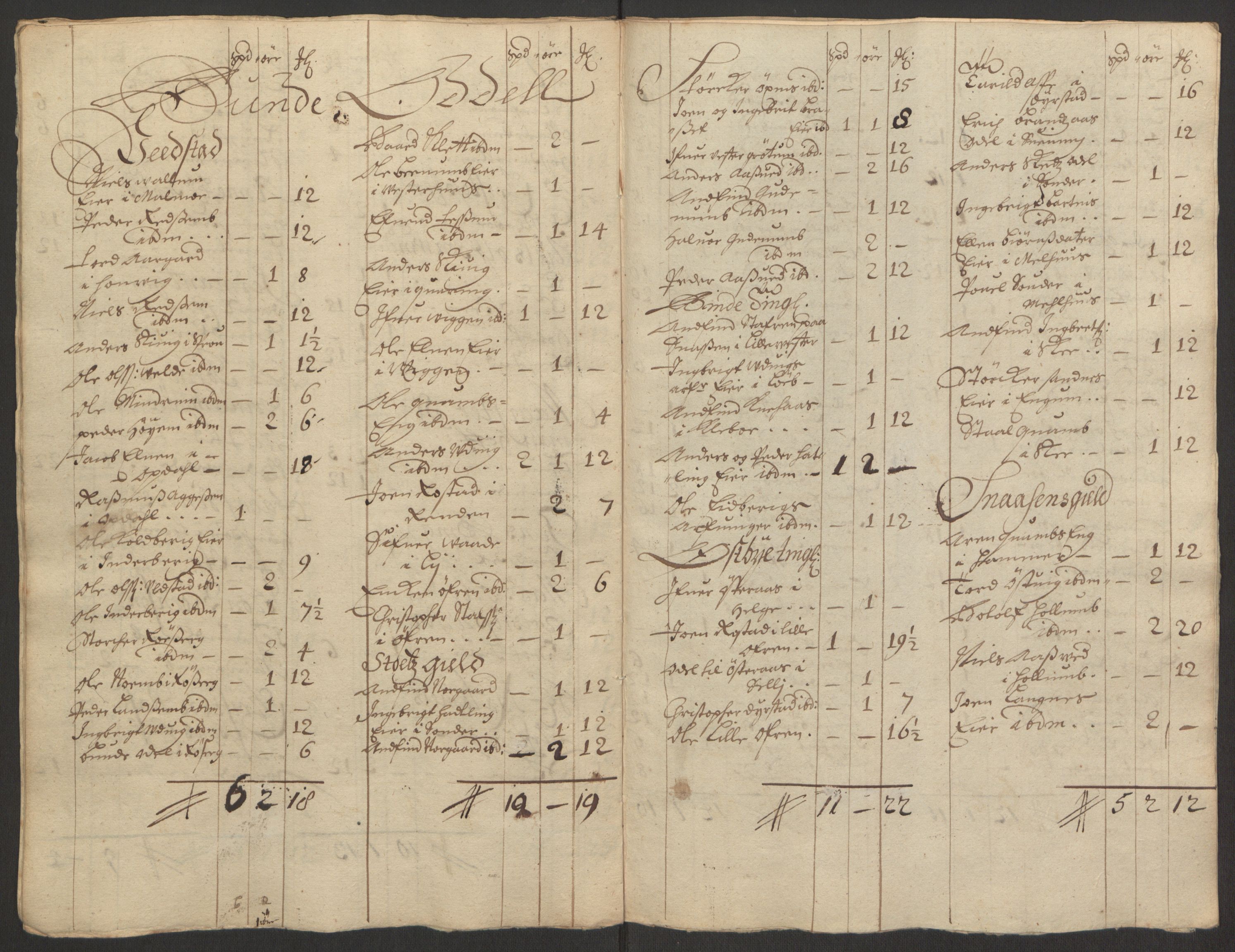 Rentekammeret inntil 1814, Reviderte regnskaper, Fogderegnskap, AV/RA-EA-4092/R63/L4308: Fogderegnskap Inderøy, 1692-1694, s. 464