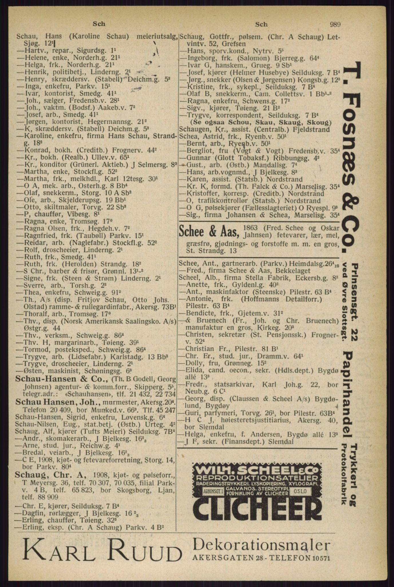 Kristiania/Oslo adressebok, PUBL/-, 1927, s. 989