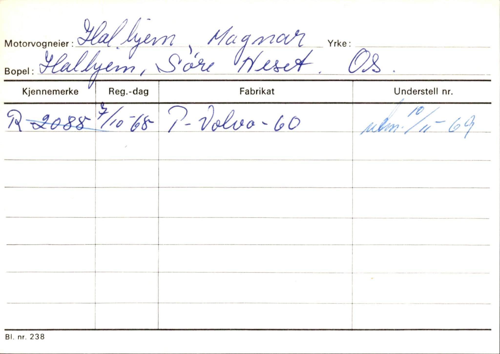 Statens vegvesen, Hordaland vegkontor, AV/SAB-A-5201/2/Ha/L0018: R-eierkort H, 1920-1971, s. 75