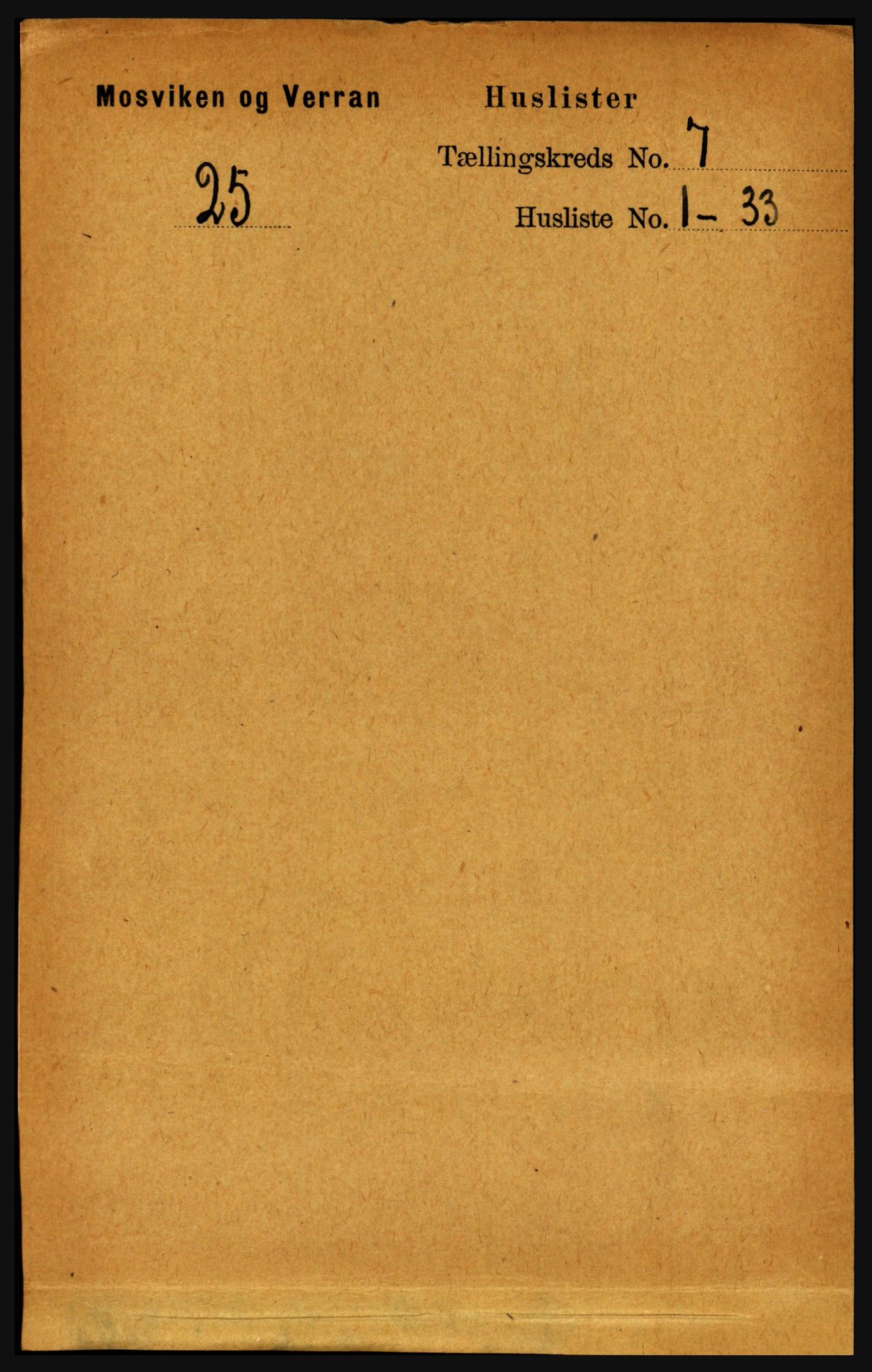 RA, Folketelling 1891 for 1723 Mosvik og Verran herred, 1891, s. 2849