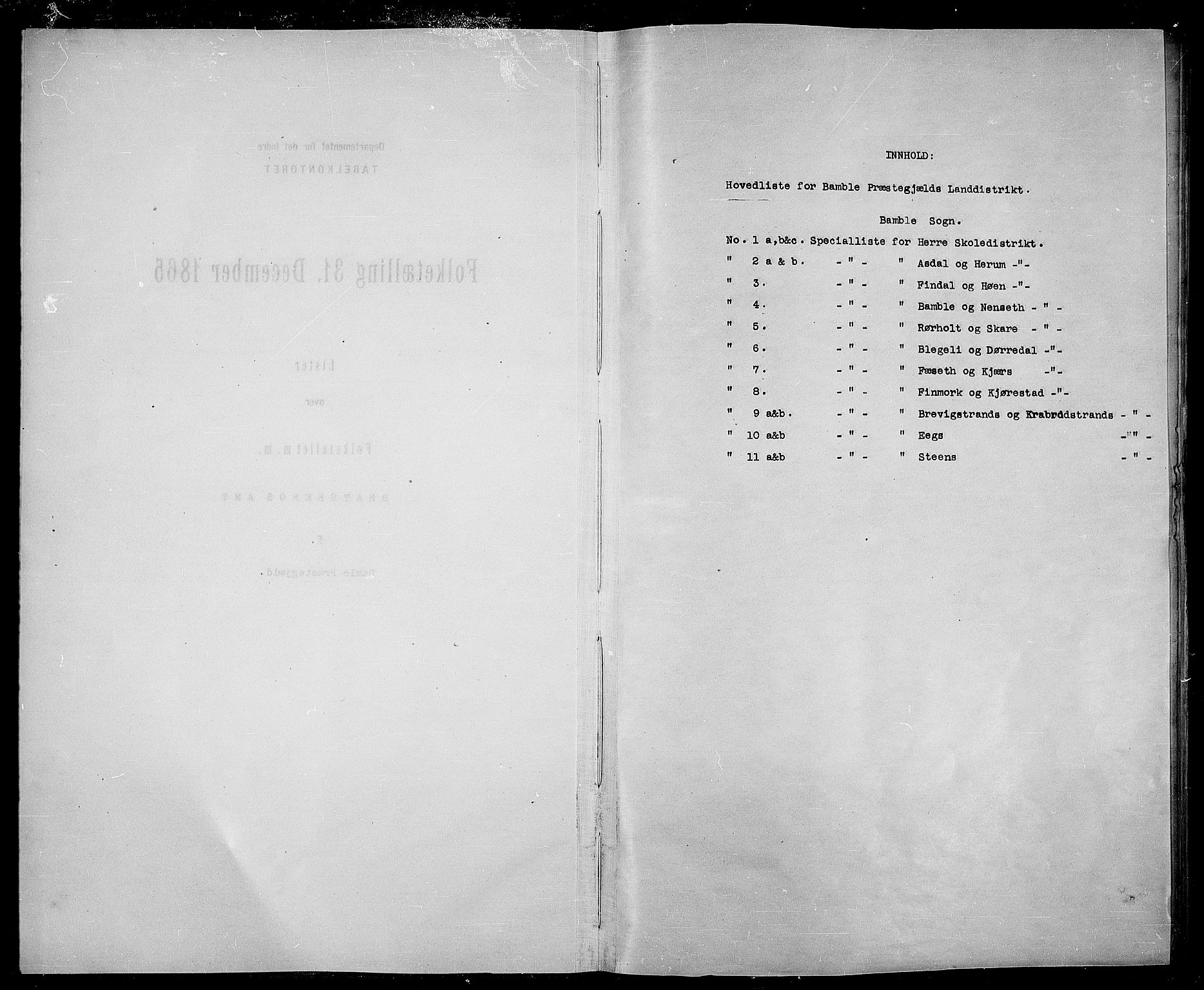 RA, Folketelling 1865 for 0814P Bamble prestegjeld, 1865, s. 4