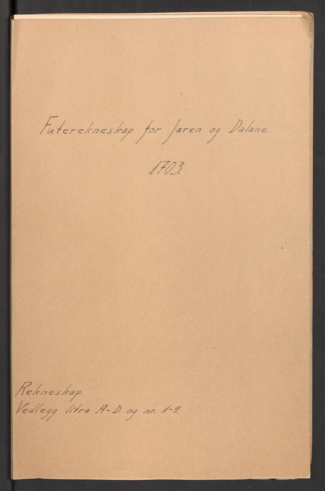 Rentekammeret inntil 1814, Reviderte regnskaper, Fogderegnskap, AV/RA-EA-4092/R46/L2732: Fogderegnskap Jæren og Dalane, 1703-1704, s. 2