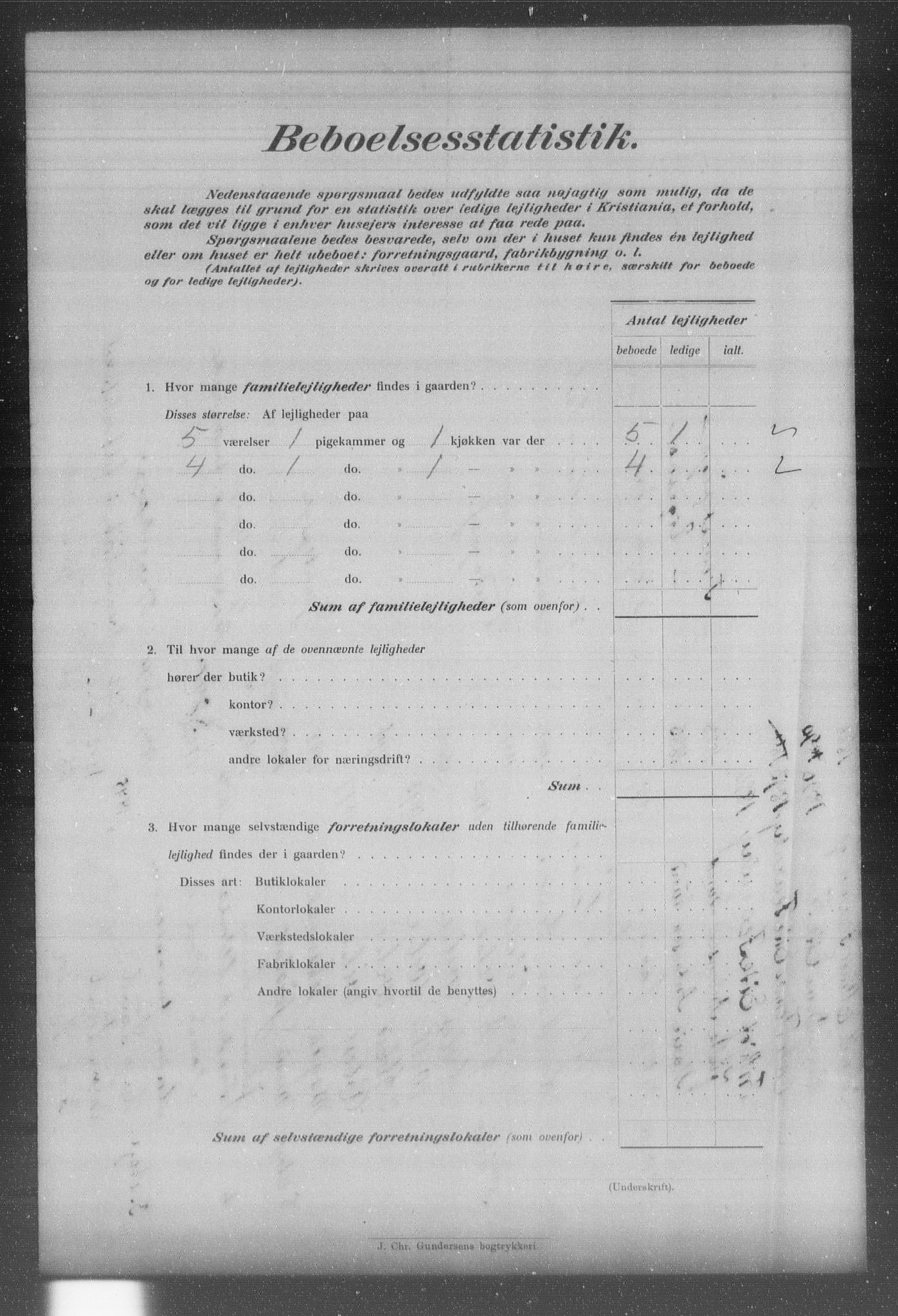 OBA, Kommunal folketelling 31.12.1903 for Kristiania kjøpstad, 1903, s. 768