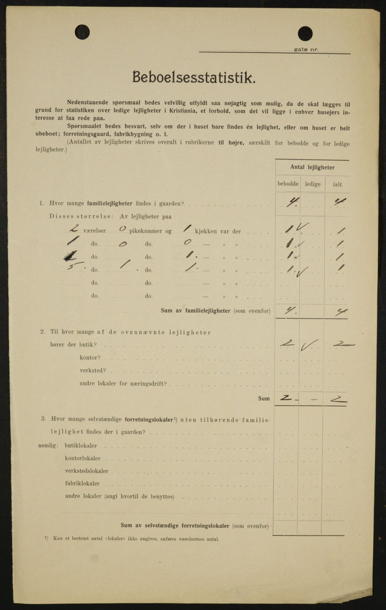 OBA, Kommunal folketelling 1.2.1909 for Kristiania kjøpstad, 1909, s. 27482