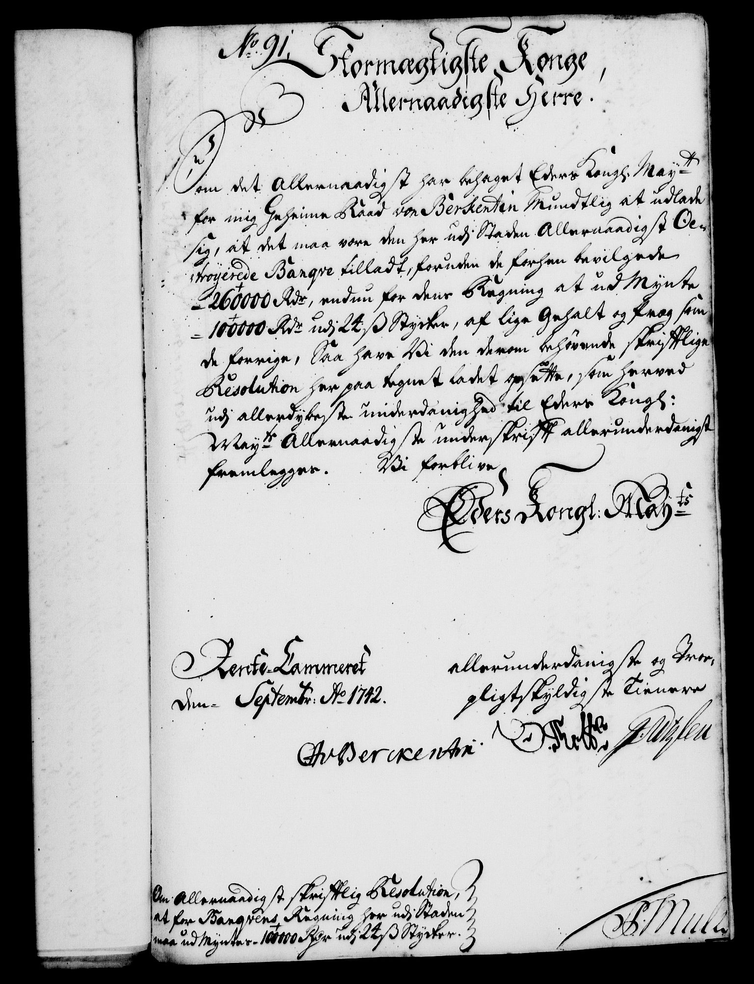 Rentekammeret, Kammerkanselliet, AV/RA-EA-3111/G/Gf/Gfa/L0025: Norsk relasjons- og resolusjonsprotokoll (merket RK 52.25), 1742, s. 579