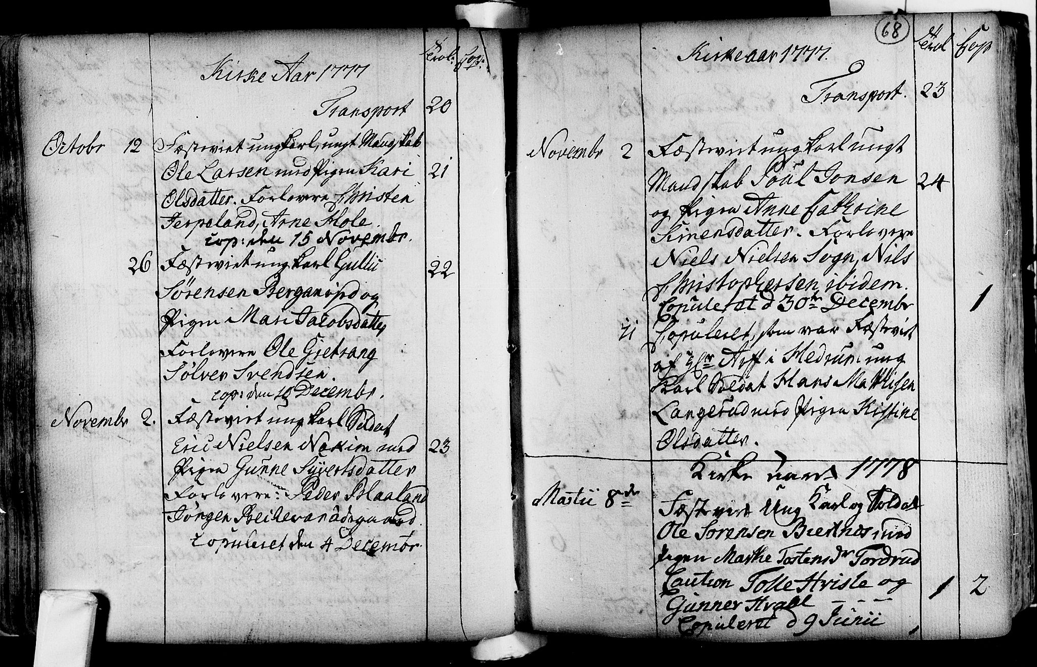 Lardal kirkebøker, SAKO/A-350/F/Fa/L0004: Ministerialbok nr. i 4, 1733-1815, s. 68