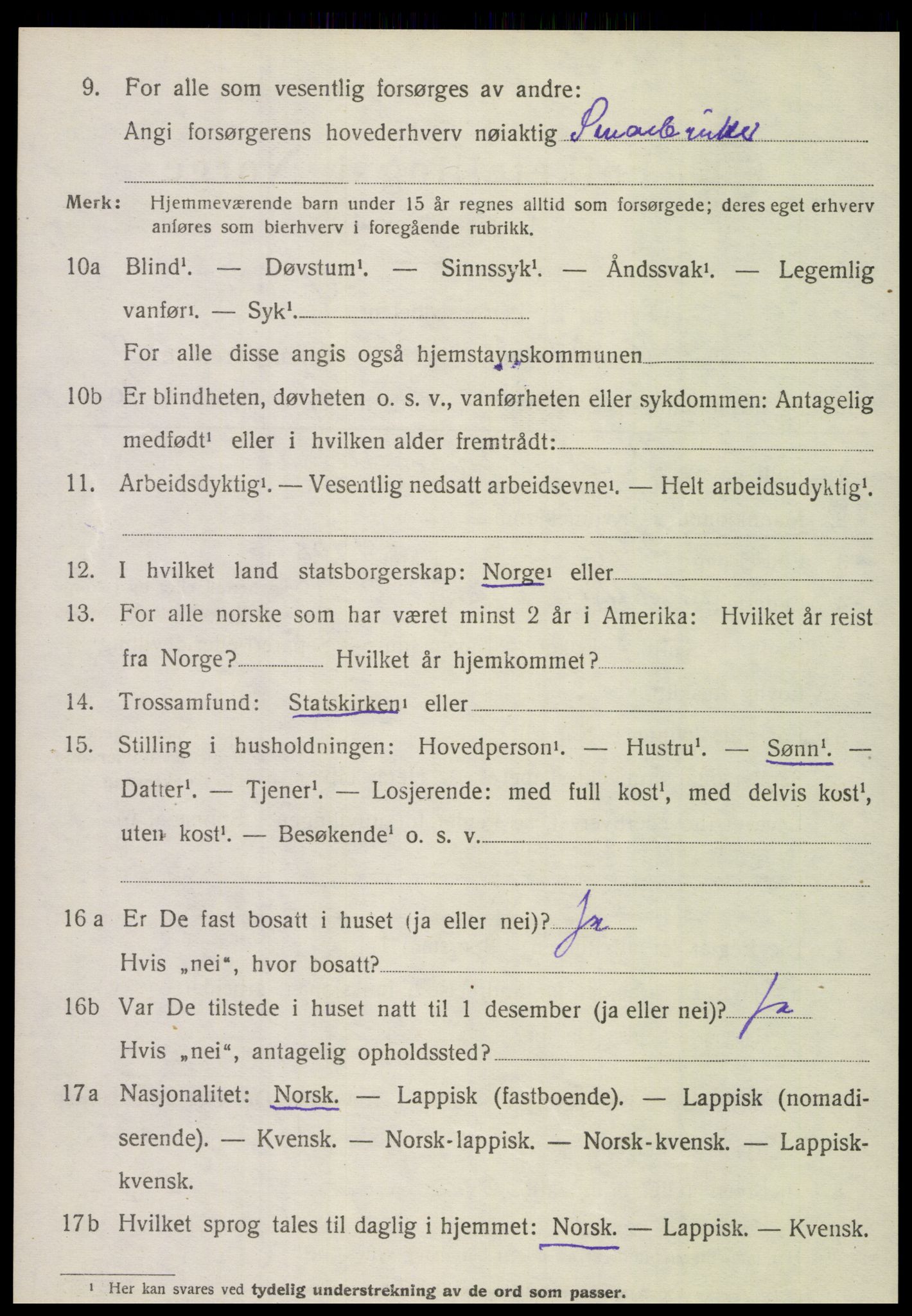 SAT, Folketelling 1920 for 1846 Nordfold herred, 1920, s. 3362