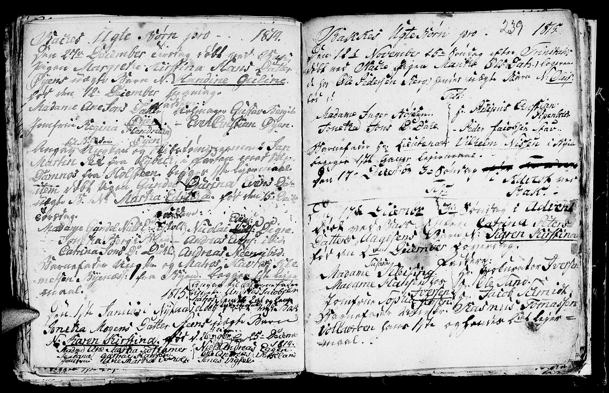 Ministerialprotokoller, klokkerbøker og fødselsregistre - Sør-Trøndelag, AV/SAT-A-1456/604/L0218: Klokkerbok nr. 604C01, 1754-1819, s. 239
