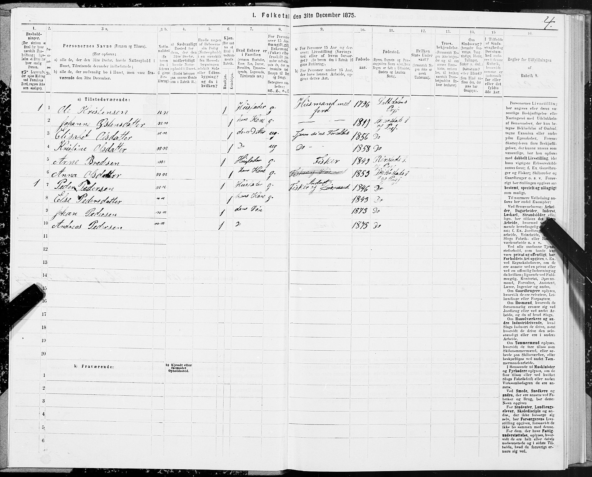 SAT, Folketelling 1875 for 1842P Skjerstad prestegjeld, 1875, s. 3004