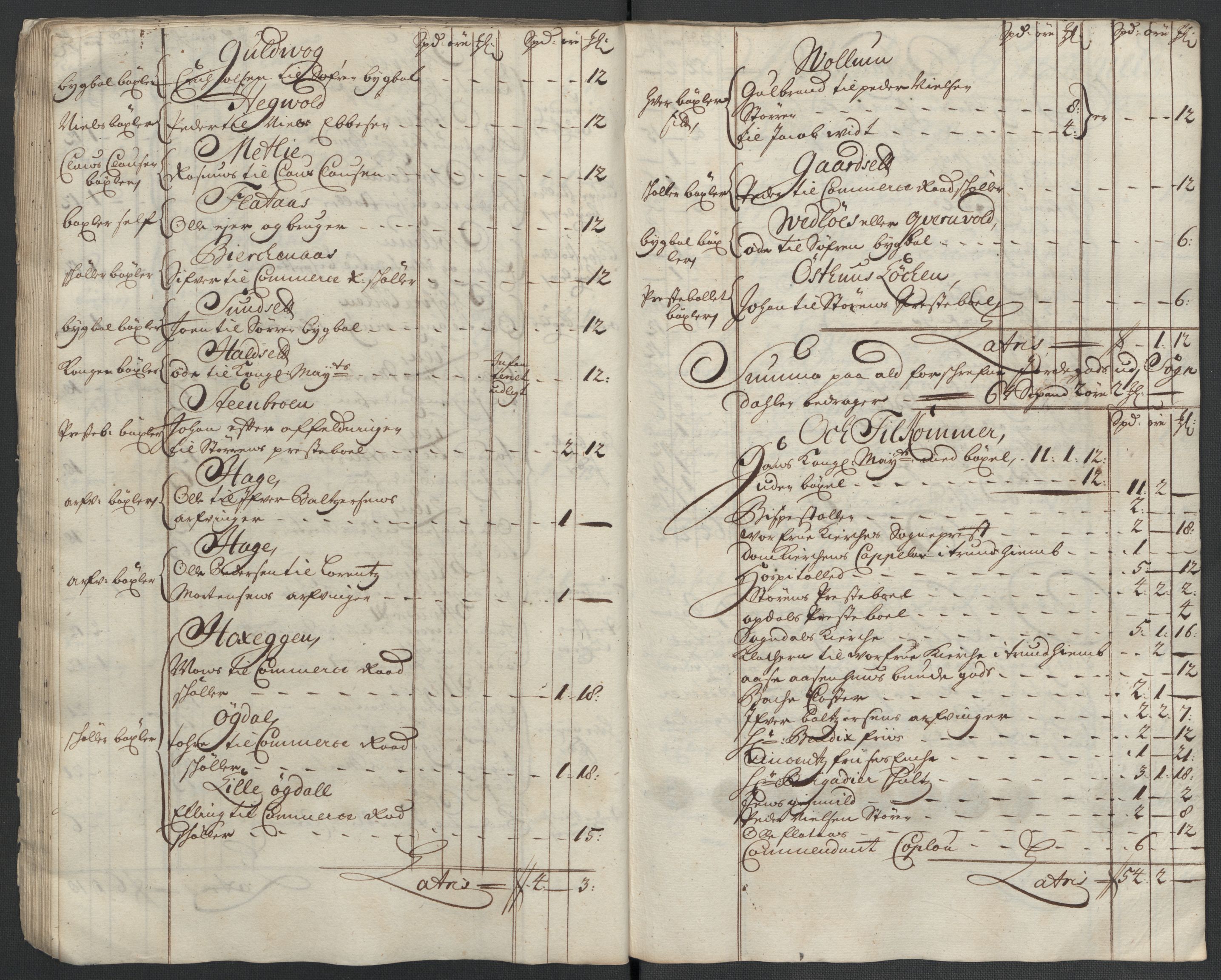 Rentekammeret inntil 1814, Reviderte regnskaper, Fogderegnskap, AV/RA-EA-4092/R60/L3960: Fogderegnskap Orkdal og Gauldal, 1710, s. 225
