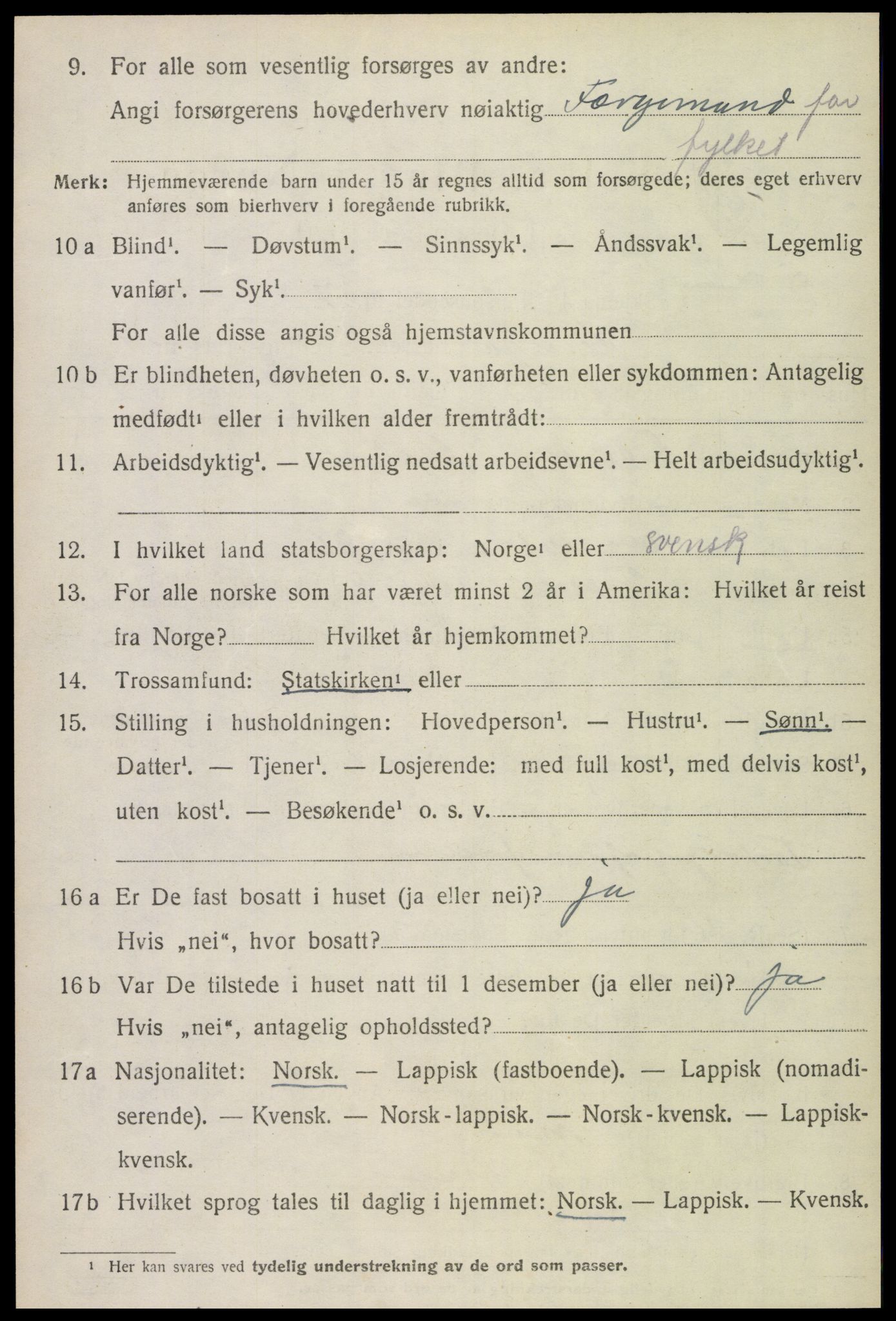 SAT, Folketelling 1920 for 1746 Klinga herred, 1920, s. 738