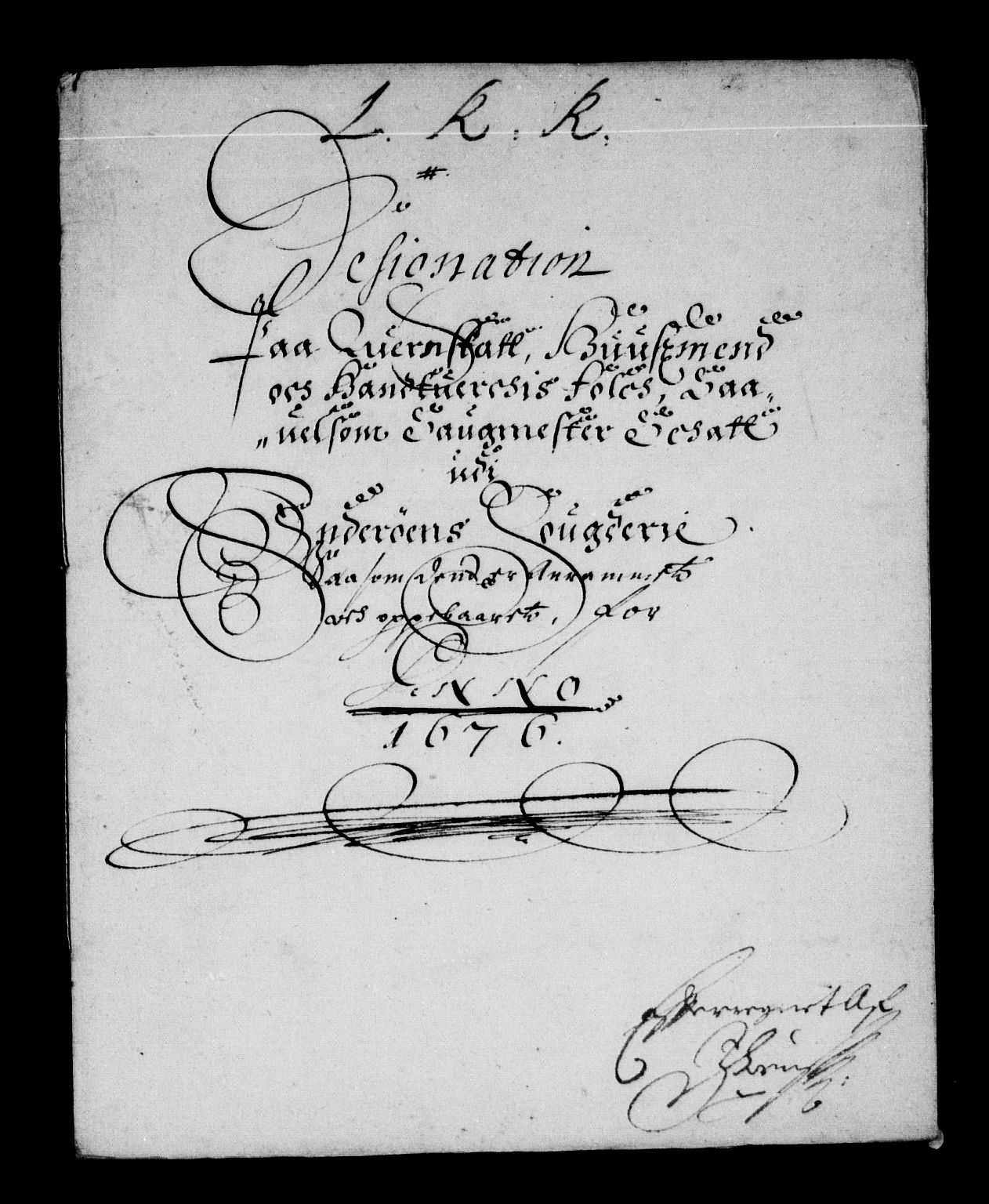 Rentekammeret inntil 1814, Reviderte regnskaper, Stiftamtstueregnskaper, Trondheim stiftamt og Nordland amt, RA/EA-6044/R/Rd/L0044: Trondheim stiftamt, 1671-1676