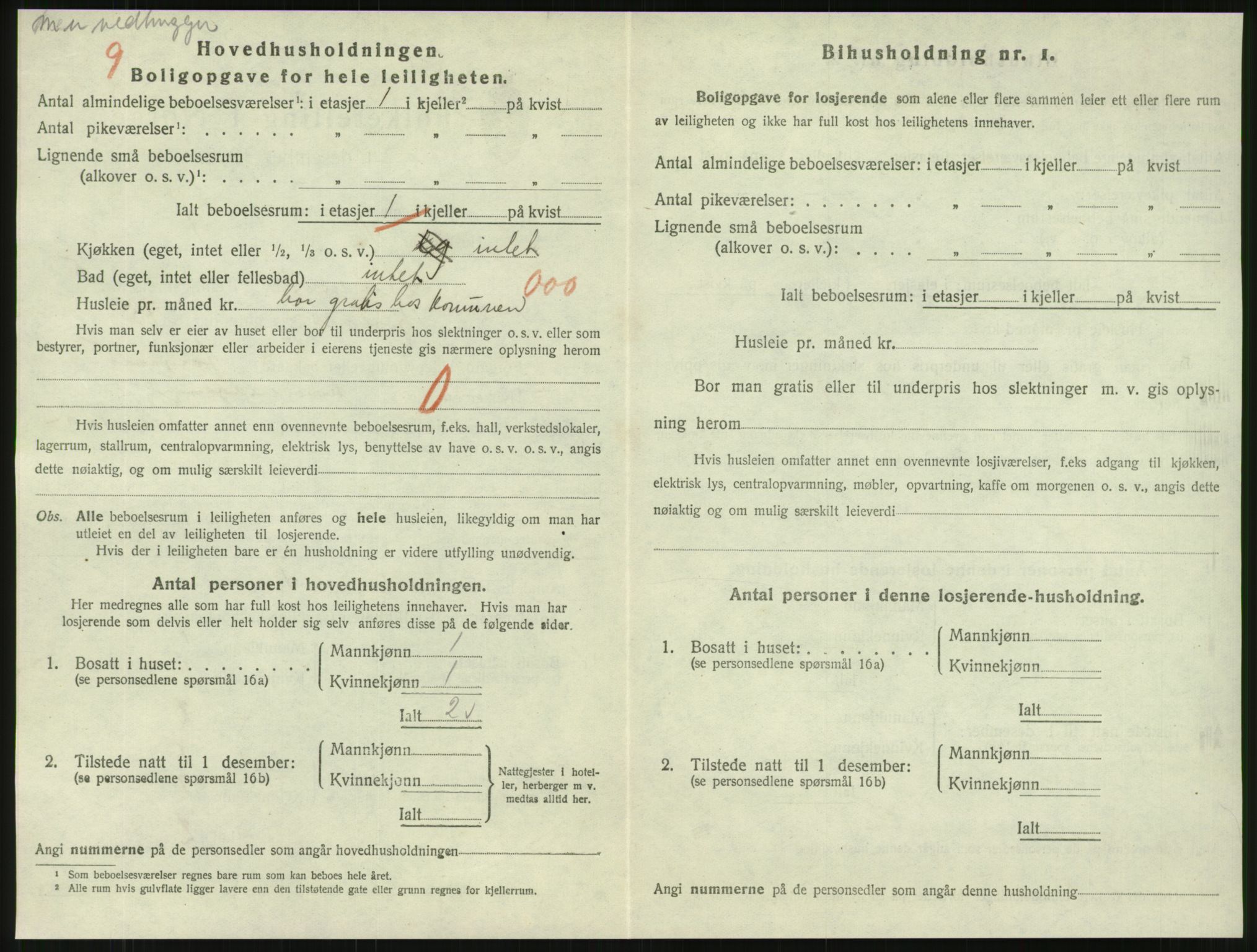 SAT, Folketelling 1920 for 1703 Namsos ladested, 1920, s. 1658