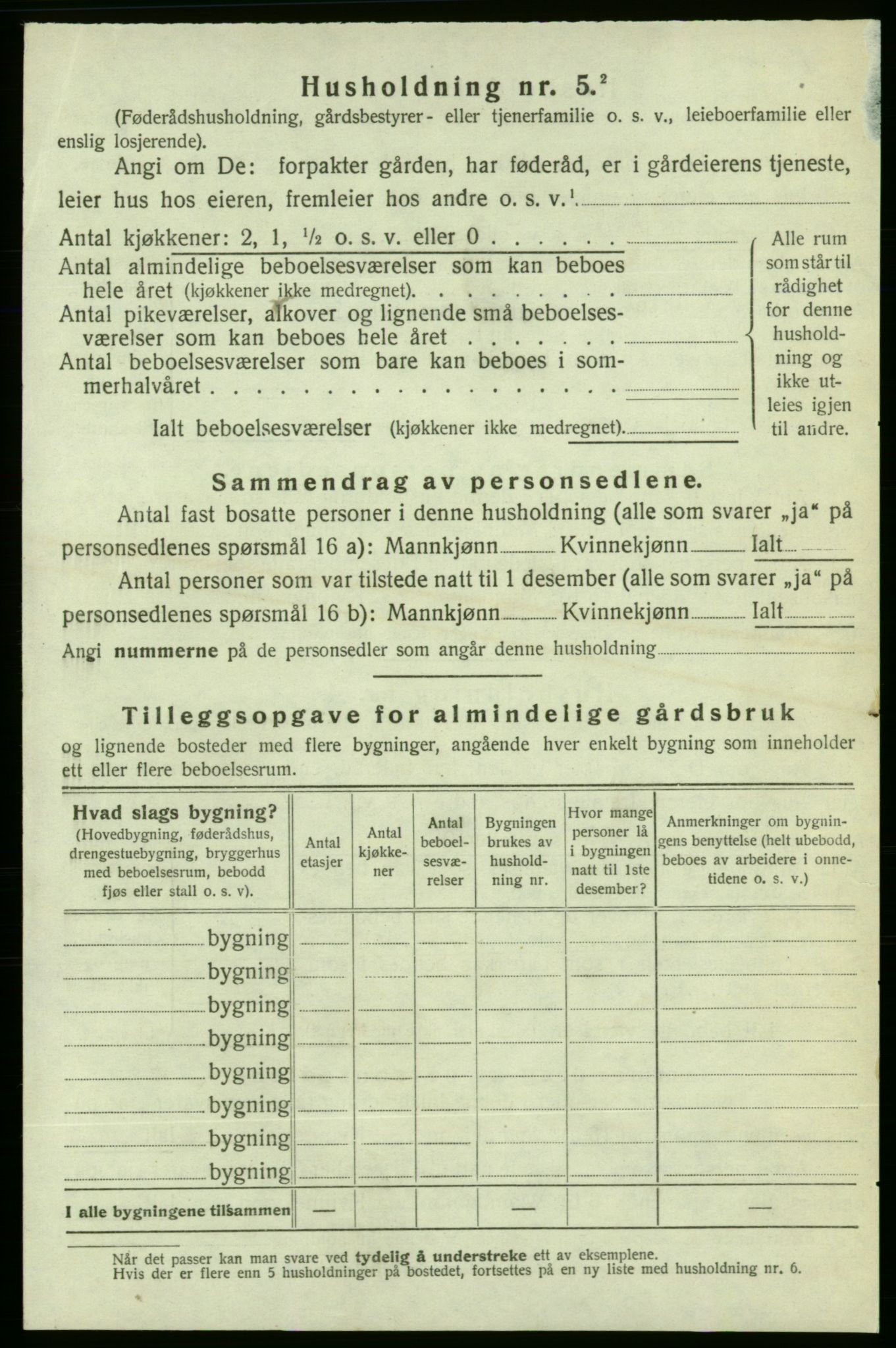 SAB, Folketelling 1920 for 1212 Skånevik herred, 1920, s. 986