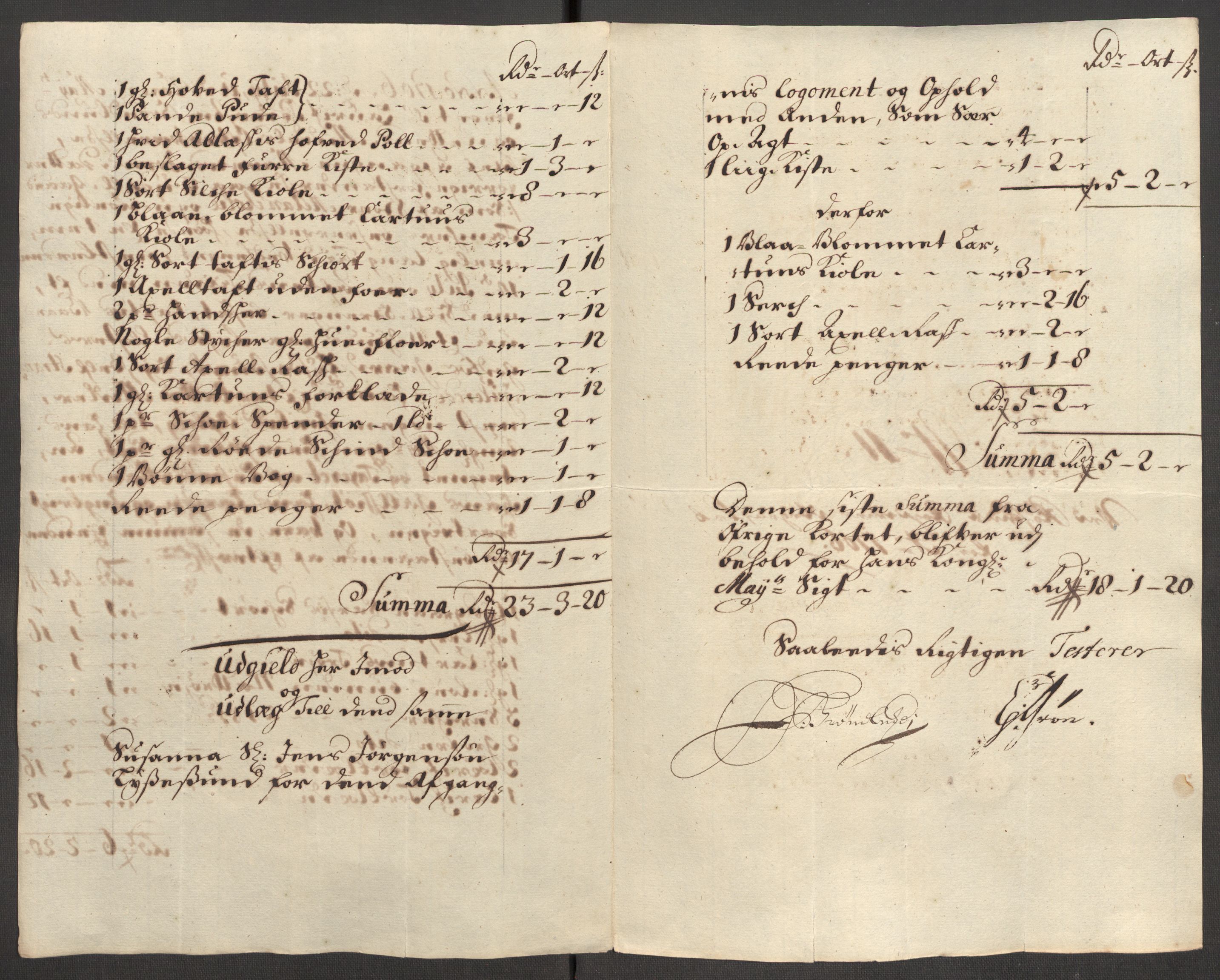 Rentekammeret inntil 1814, Reviderte regnskaper, Fogderegnskap, RA/EA-4092/R57/L3857: Fogderegnskap Fosen, 1706-1707, s. 126