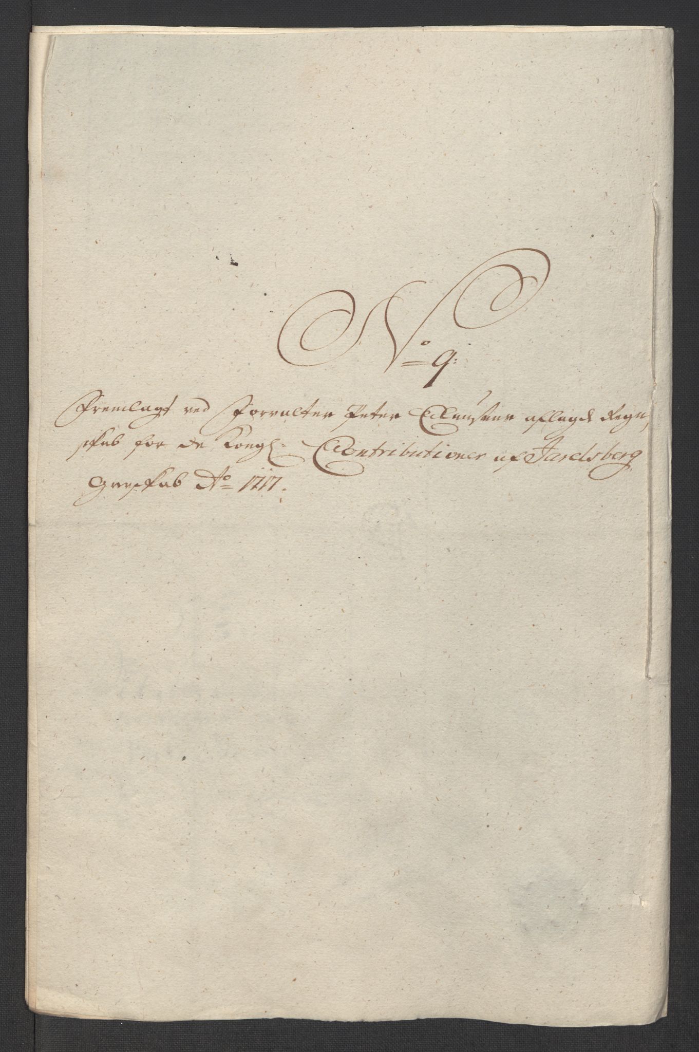Rentekammeret inntil 1814, Reviderte regnskaper, Fogderegnskap, RA/EA-4092/R32/L1881: Fogderegnskap Jarlsberg grevskap, 1717, s. 157