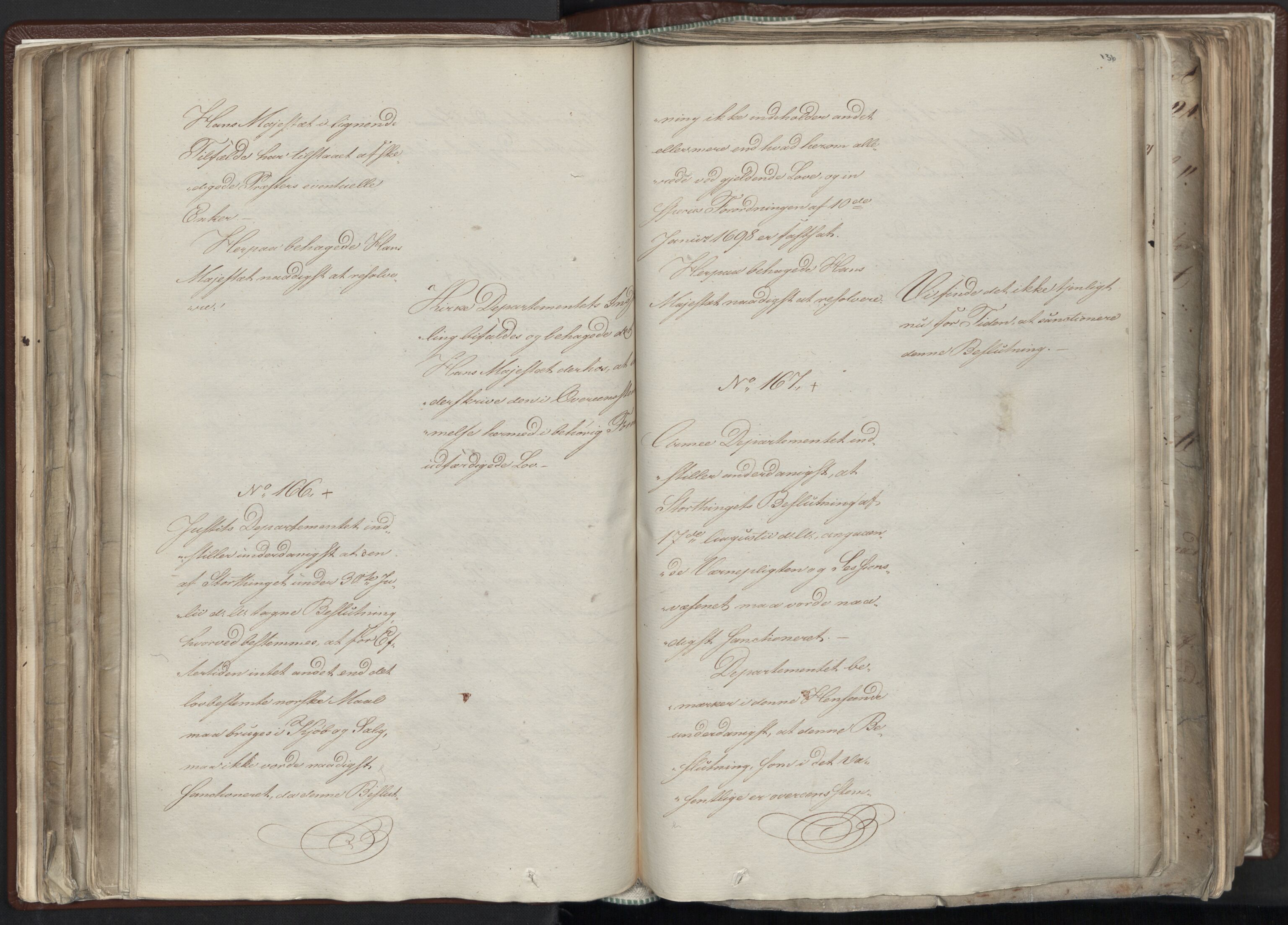 Statsrådssekretariatet, AV/RA-S-1001/A/Ab/L0012: Kgl. res. nr. 5679-6008 II, 1821, s. 135b-136a