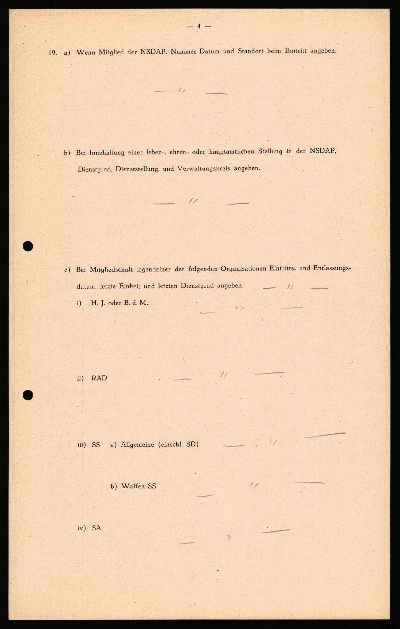 Forsvaret, Forsvarets overkommando II, RA/RAFA-3915/D/Db/L0041: CI Questionaires.  Diverse nasjonaliteter., 1945-1946, s. 133