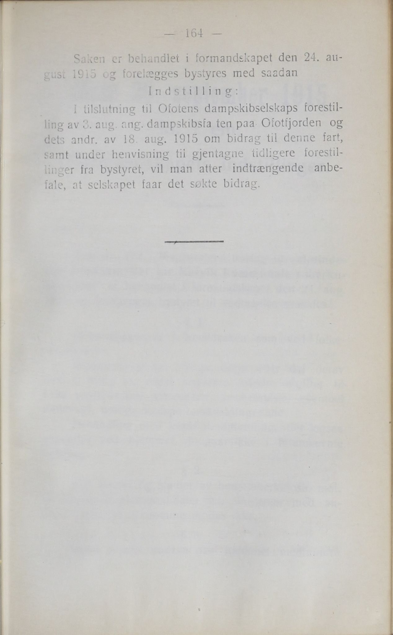 Narvik kommune. Formannskap , AIN/K-18050.150/A/Ab/L0005: Møtebok, 1915