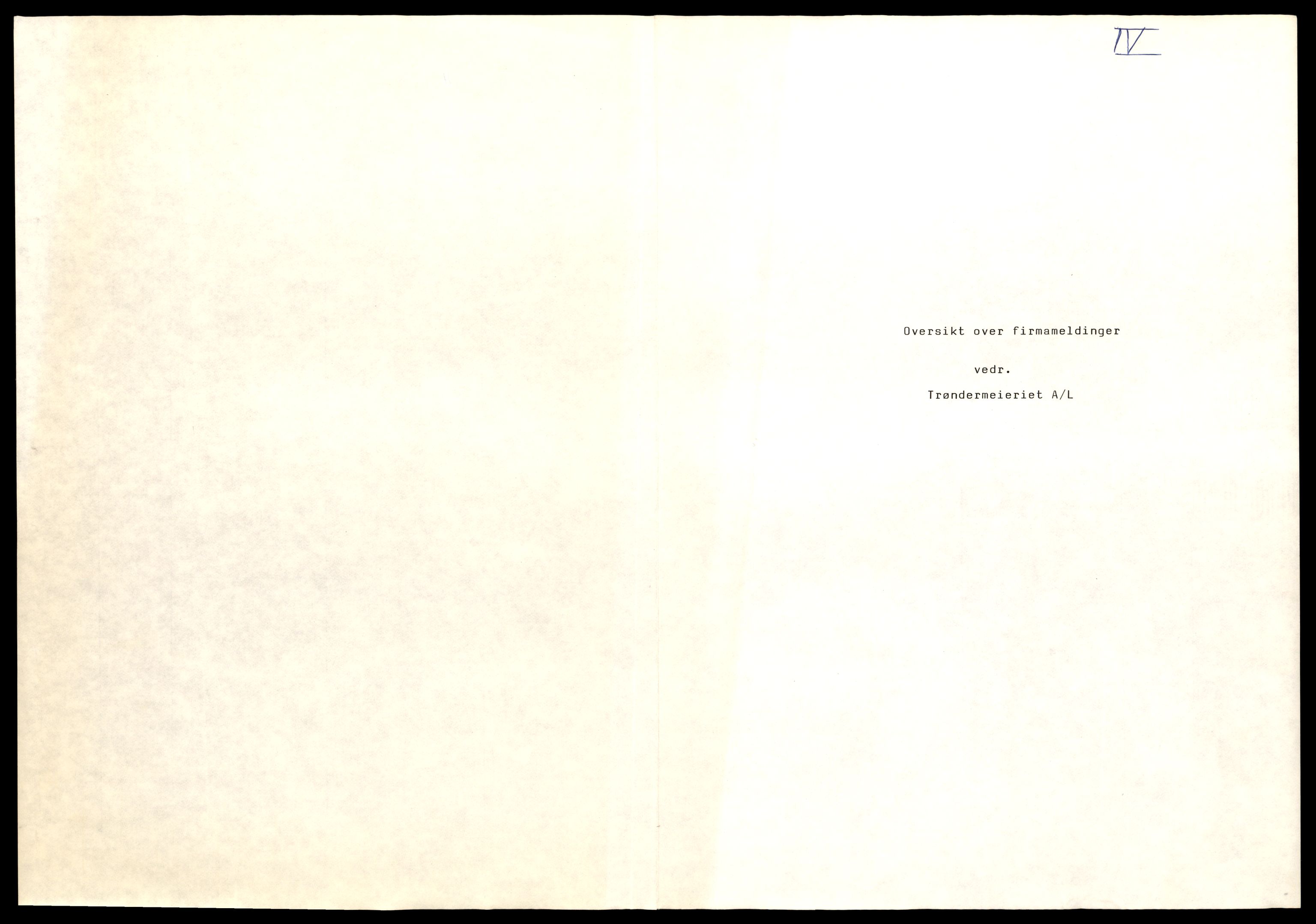 Trondheim byfogd, AV/SAT-A-0003/2/J/Jd/Jda/L0091: Bilag, andelslag og borettslag, Trø-Ve, 1944-1990, s. 1