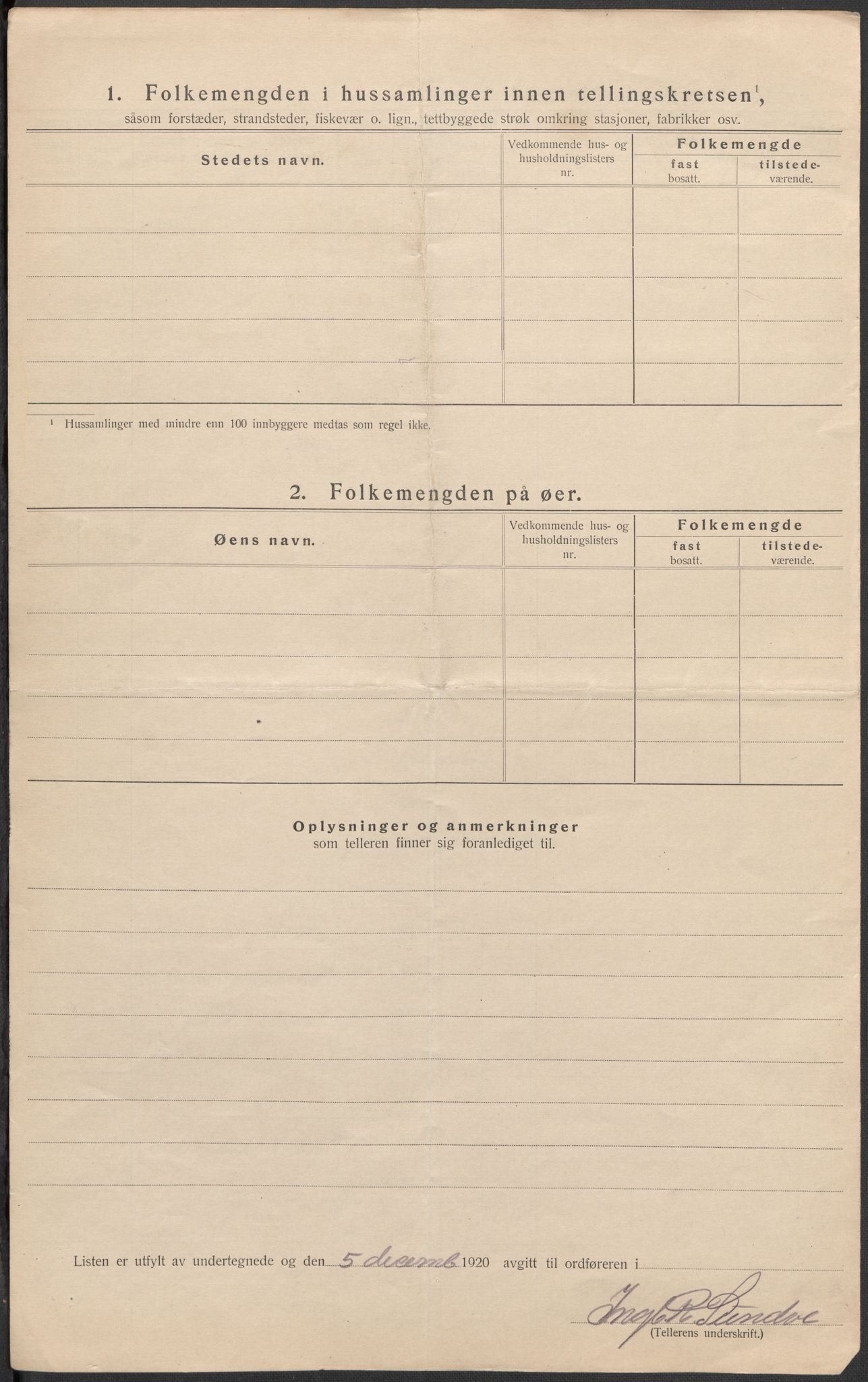 SAB, Folketelling 1920 for 1236 Vossestrand herred, 1920, s. 33