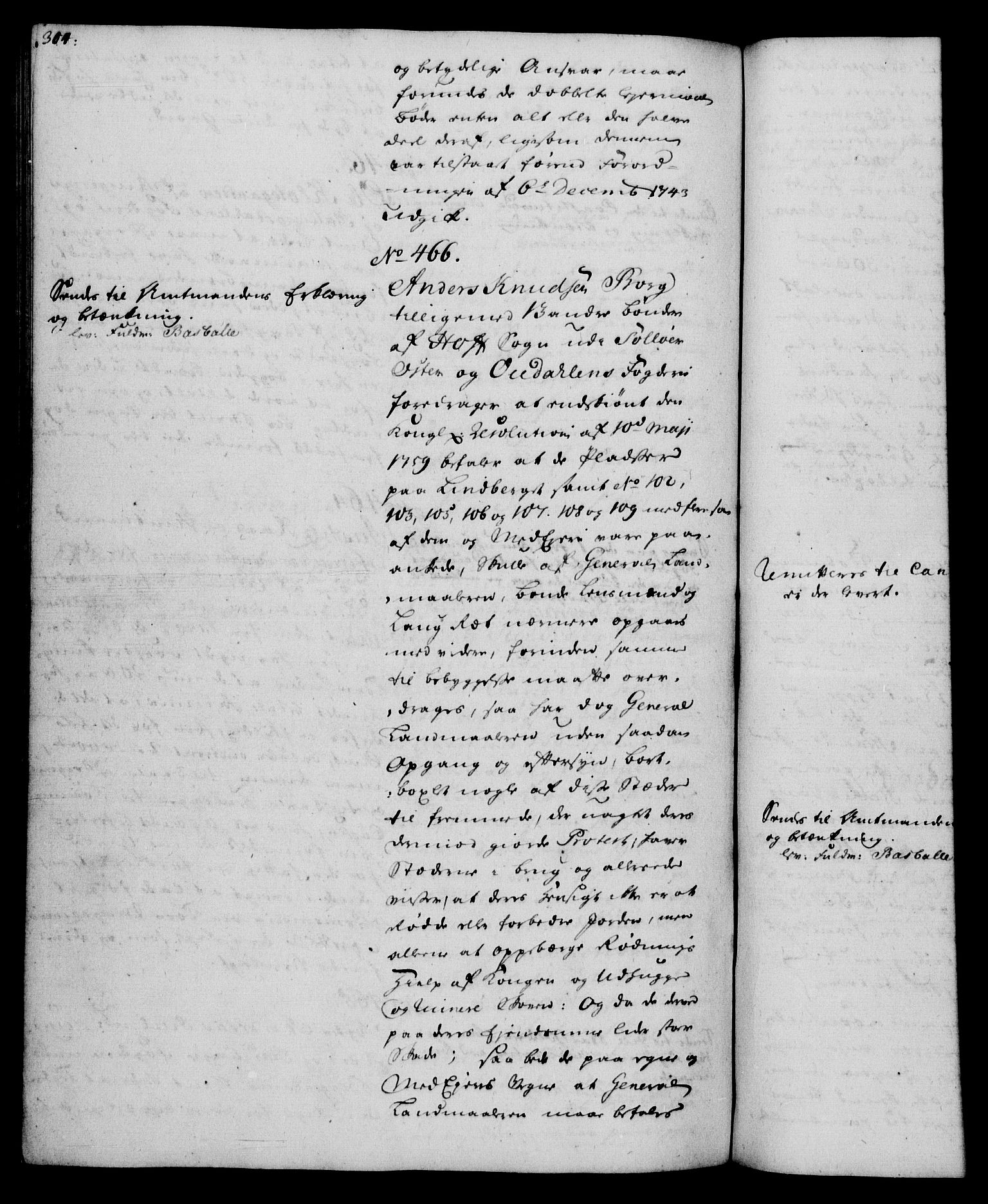 Rentekammeret, Kammerkanselliet, AV/RA-EA-3111/G/Gh/Gha/L0035: Norsk ekstraktmemorialprotokoll (merket RK 53.80), 1759-1771, s. 304