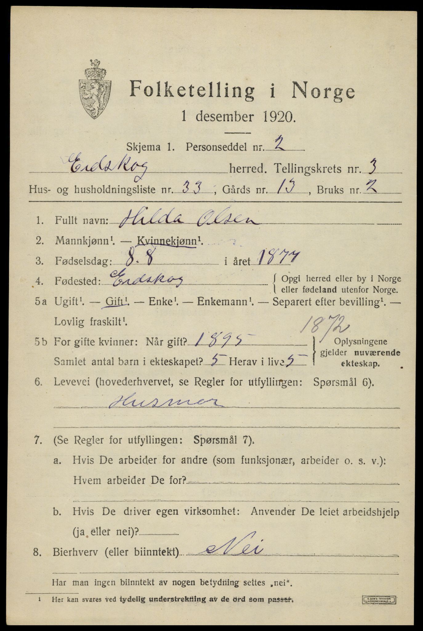SAH, Folketelling 1920 for 0420 Eidskog herred, 1920, s. 4421