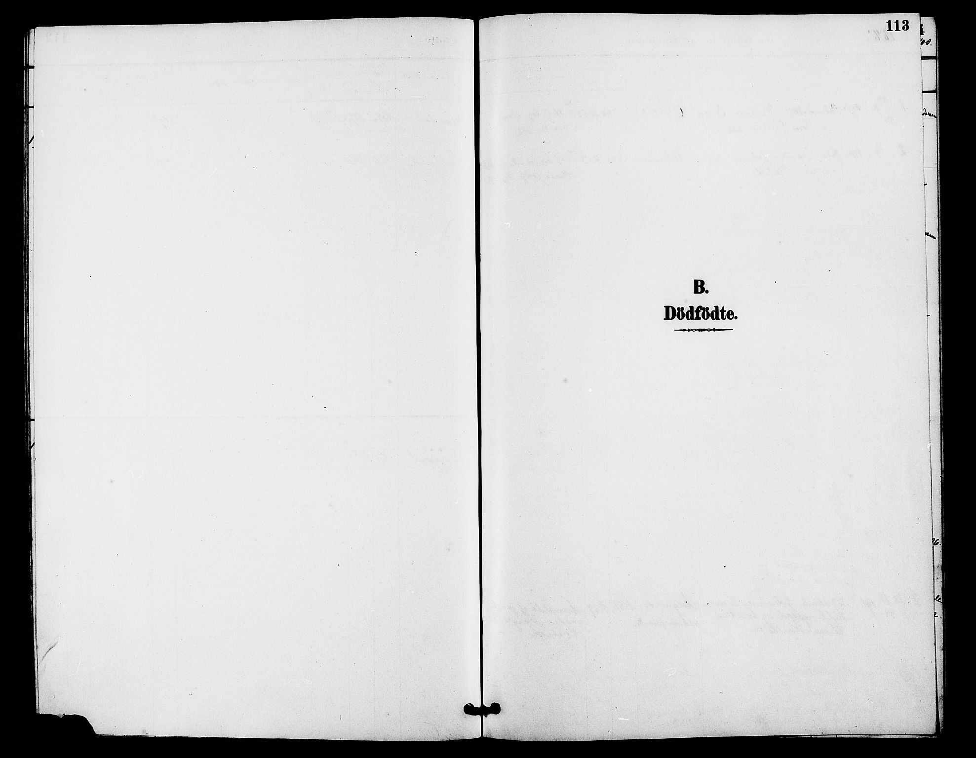 Lye sokneprestkontor, SAST/A-101794/001/30BB/L0008: Klokkerbok nr. B 7, 1887-1901, s. 113