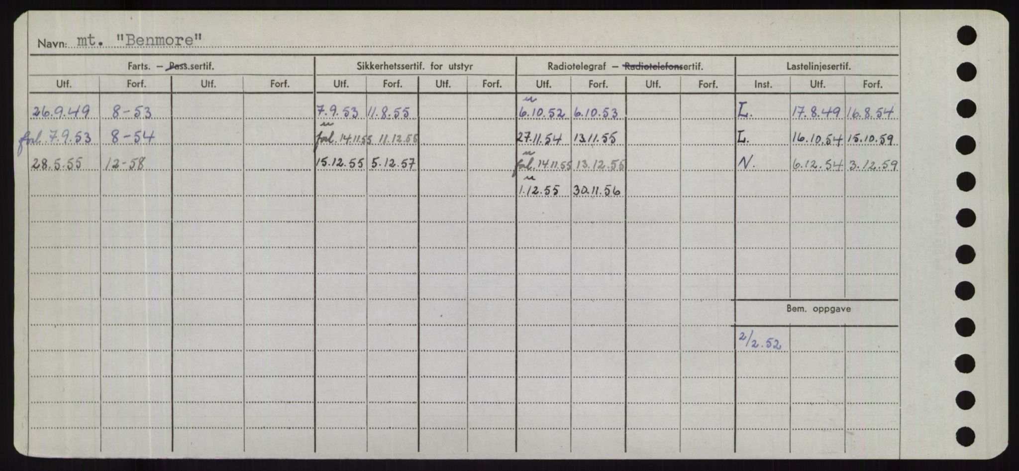 Sjøfartsdirektoratet med forløpere, Skipsmålingen, AV/RA-S-1627/H/Hd/L0003: Fartøy, B-Bev, s. 620