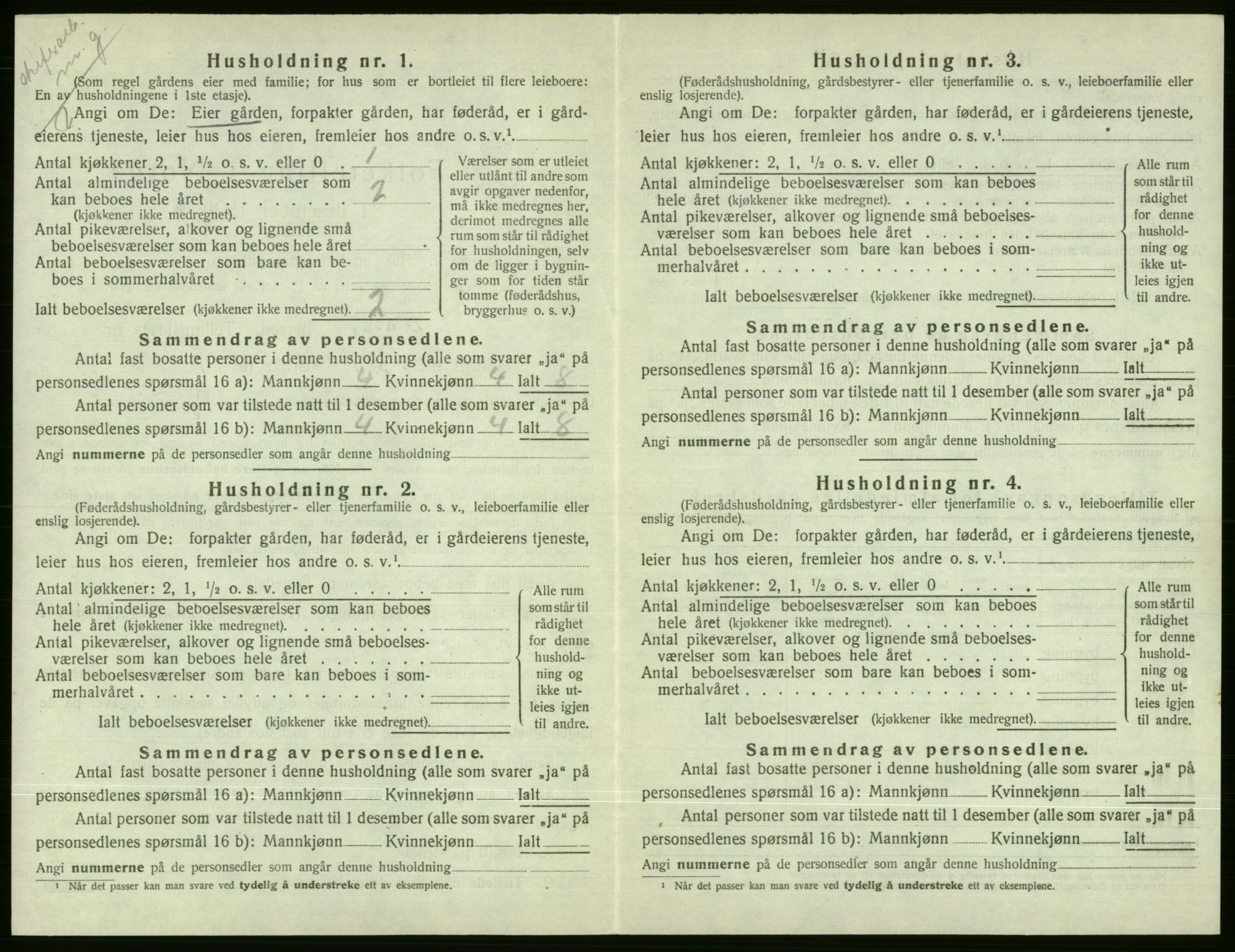 SAB, Folketelling 1920 for 1235 Voss herred, 1920, s. 2086