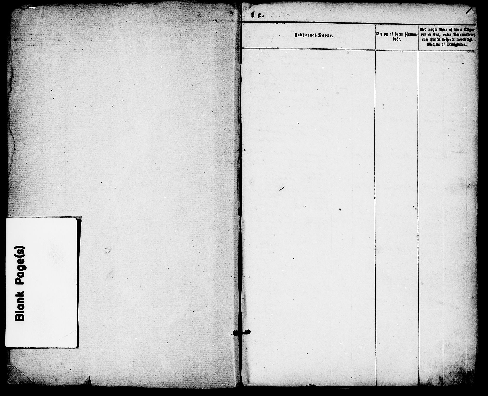 Flekkefjord sokneprestkontor, SAK/1111-0012/F/Fa/Fab/L0005: Ministerialbok nr. A 5, 1870-1886, s. 1