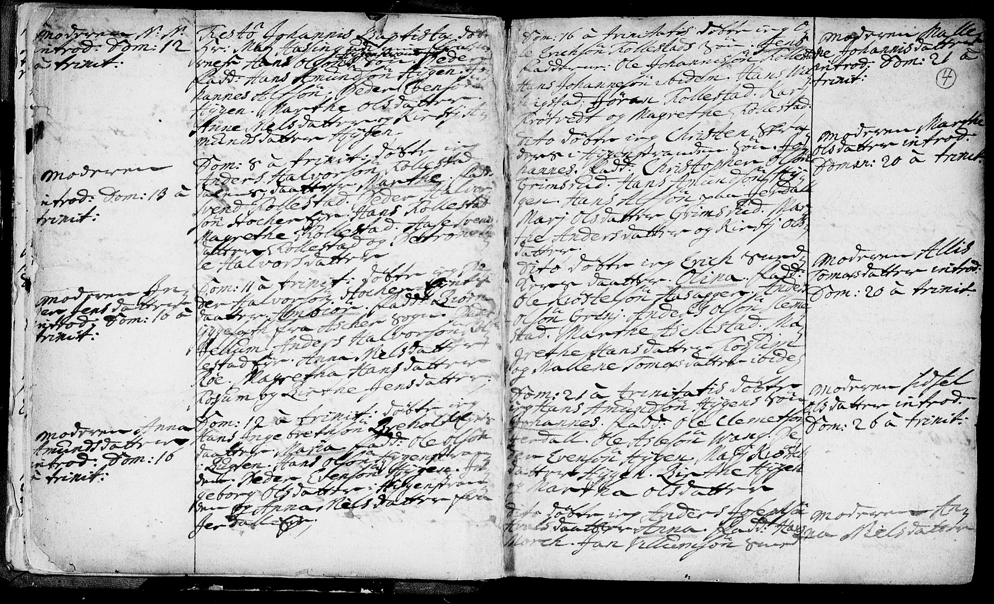 Røyken kirkebøker, SAKO/A-241/F/Fa/L0002: Ministerialbok nr. 2, 1731-1782, s. 4
