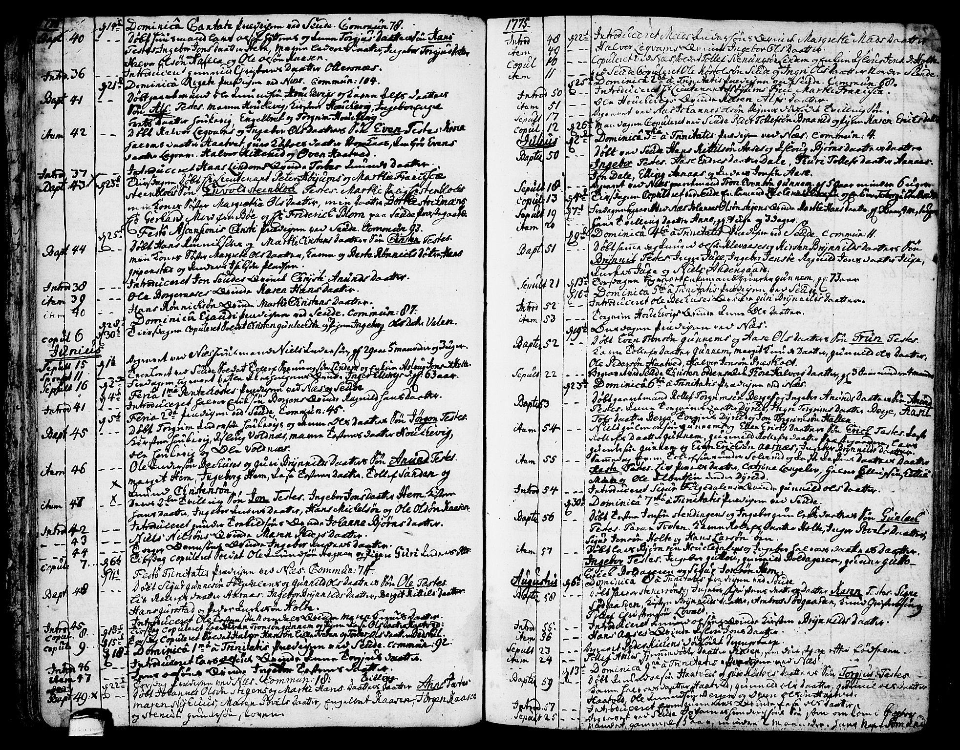 Sauherad kirkebøker, AV/SAKO-A-298/F/Fa/L0004: Ministerialbok nr. I 4, 1767-1814