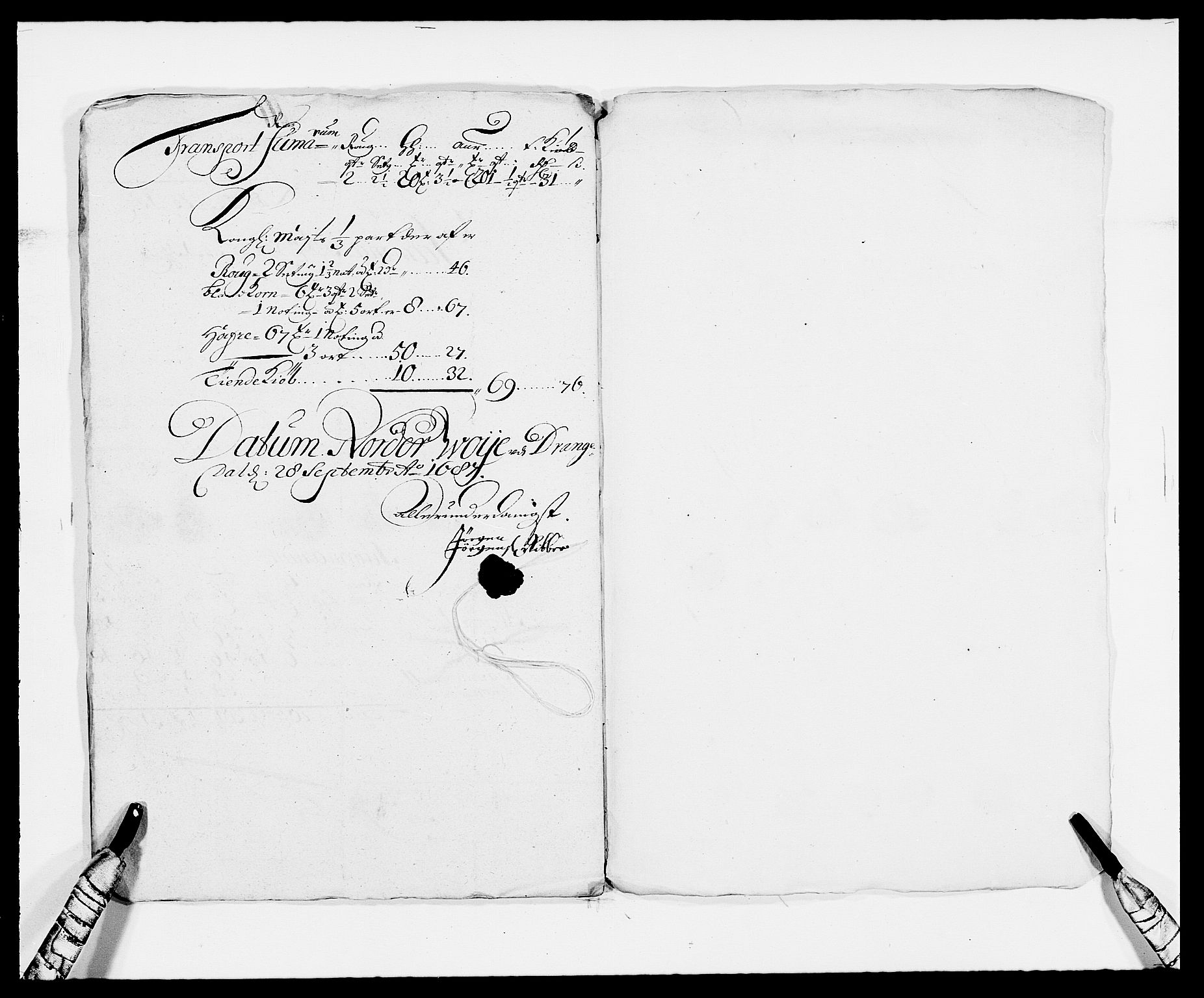 Rentekammeret inntil 1814, Reviderte regnskaper, Fogderegnskap, RA/EA-4092/R34/L2049: Fogderegnskap Bamble, 1685-1687, s. 267