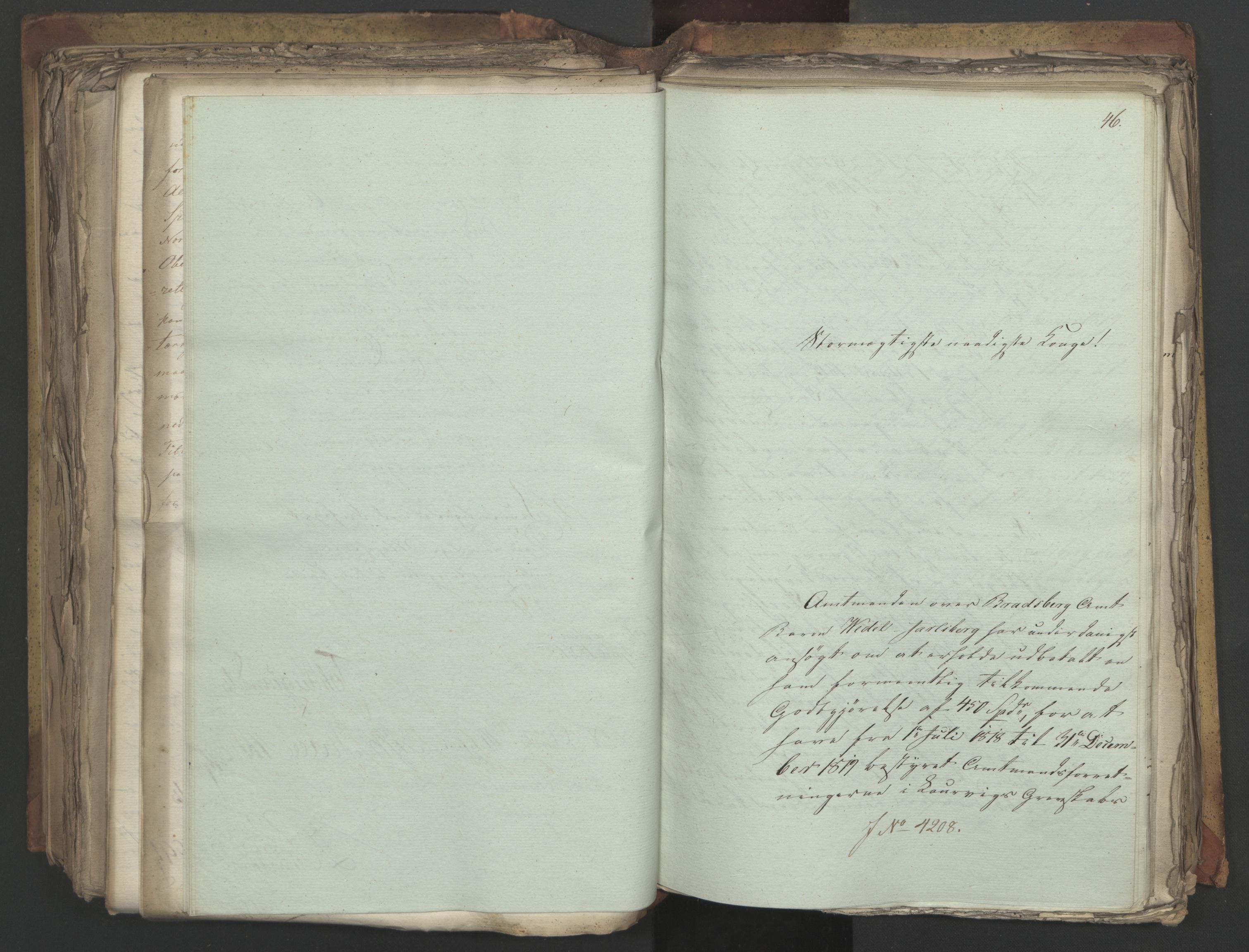 Statsrådsavdelingen i Stockholm, AV/RA-S-1003/D/Da/L0050: Regjeringsinnstillinger nr. 4087-4309, 1826, s. 416